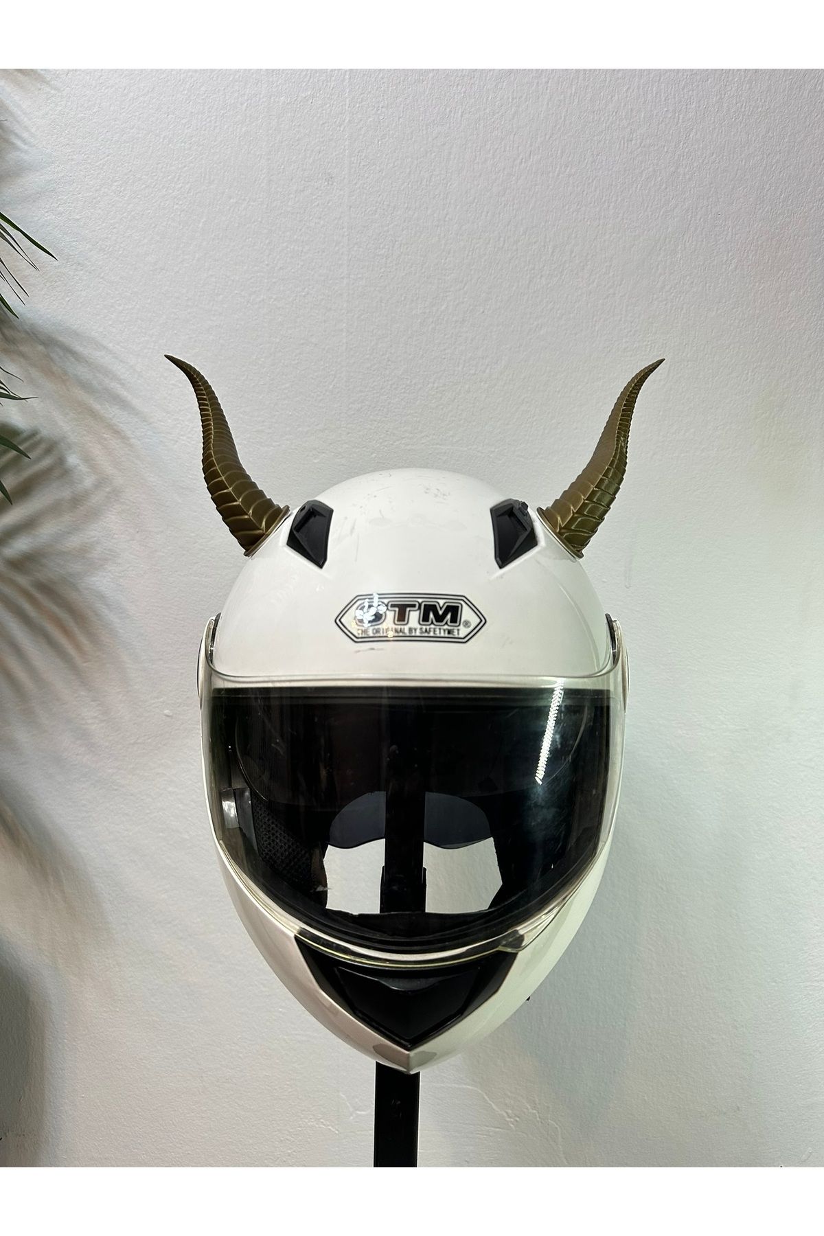 Butik Motor & Motosiklet Gold Boynuz Kask Dış Aksesuarı