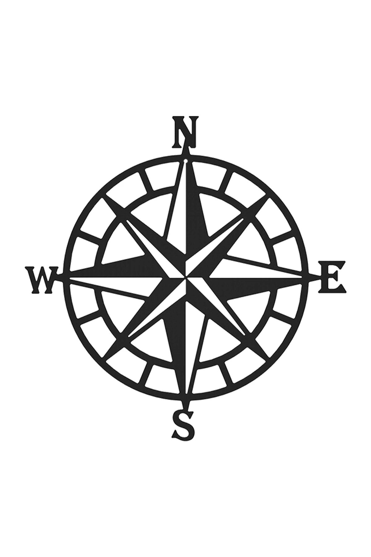 çakıralp3d 🧭 Nautical Compass (PUSULA) 2D Duvar Dekoru | 3D Yazıcı Üretimi | Denizcilik Temalı Sanat