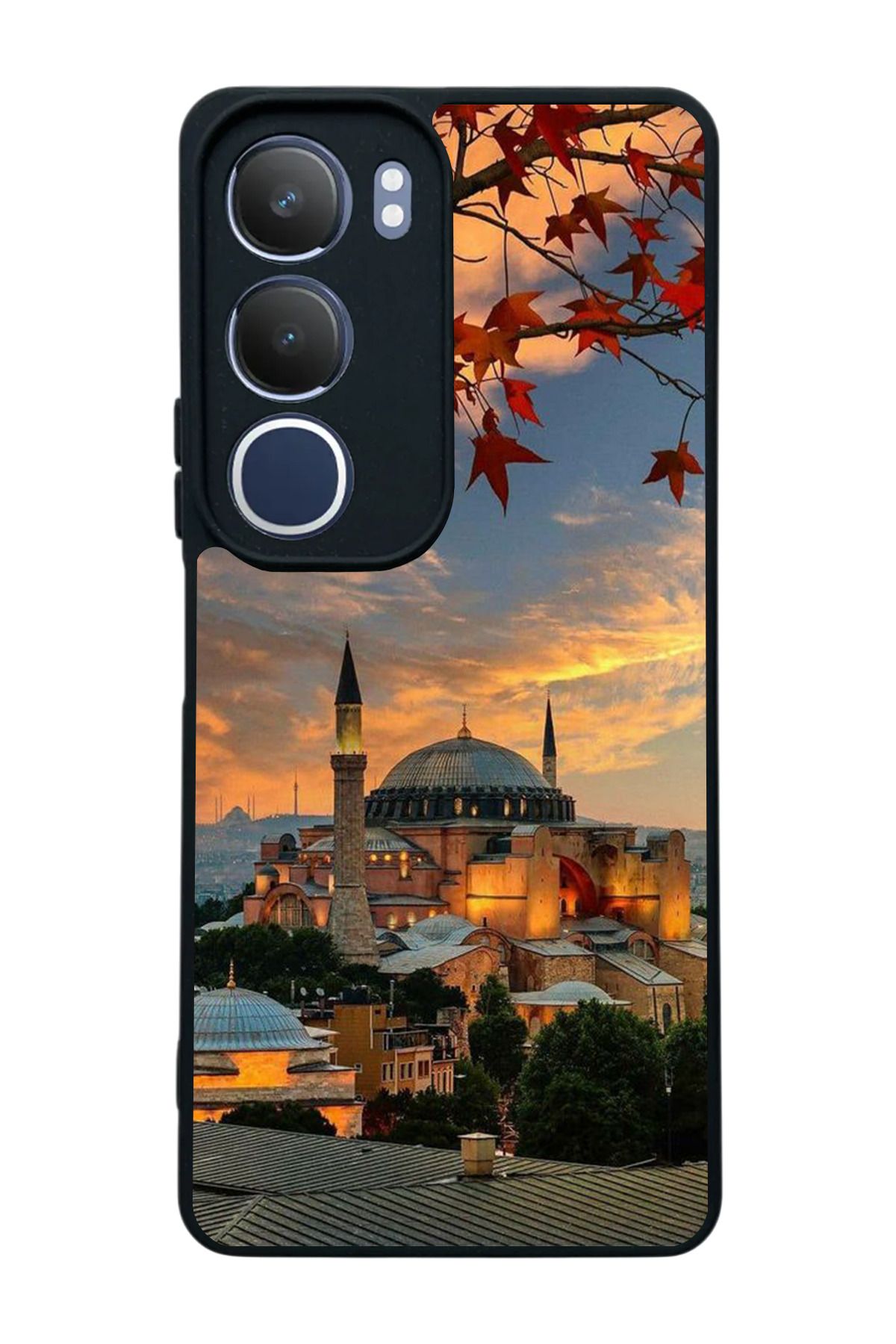 BGAKSESUAR Vivo Y19s Uyumlu Siyah Kılıf – Yumuşak Silikon, Koruyucu, Şok Emici Kapak