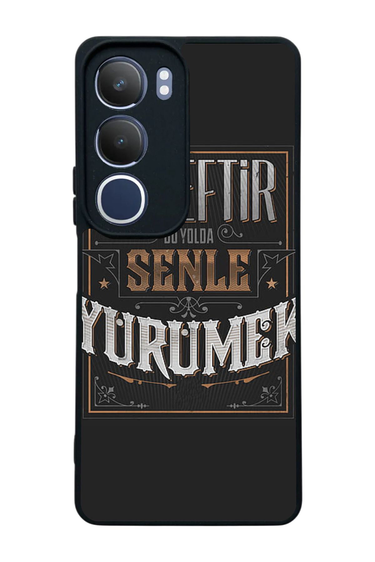 BGAKSESUAR Vivo Y19s Uyumlu Siyah Kılıf – Yumuşak Silikon, Koruyucu, Şok Emici Kapak