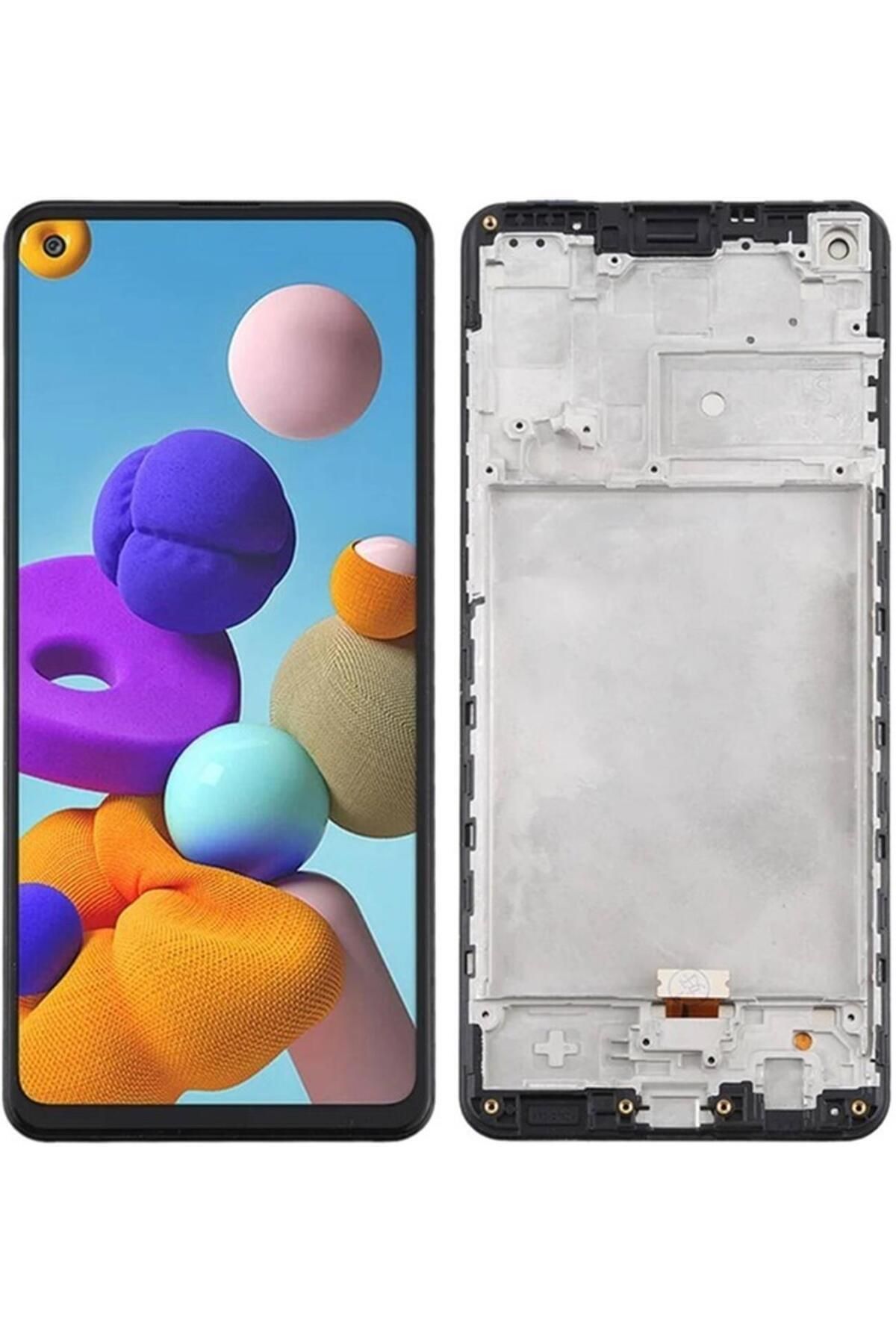 TamirCep Samsung A21S A217F Çıtalı Ekran Lcd Dokunmatik Beraber