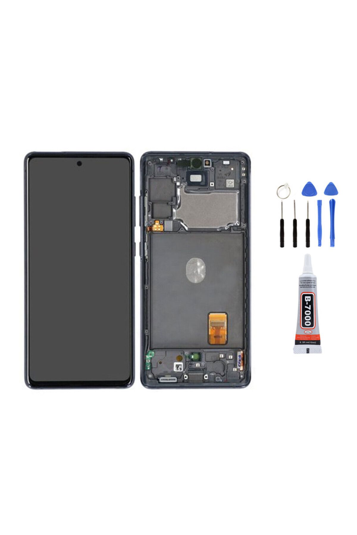 TamirCep Samsung S20 FE G780 Çıtalı Silver Ekran Lcd Dokunmatik Beraber