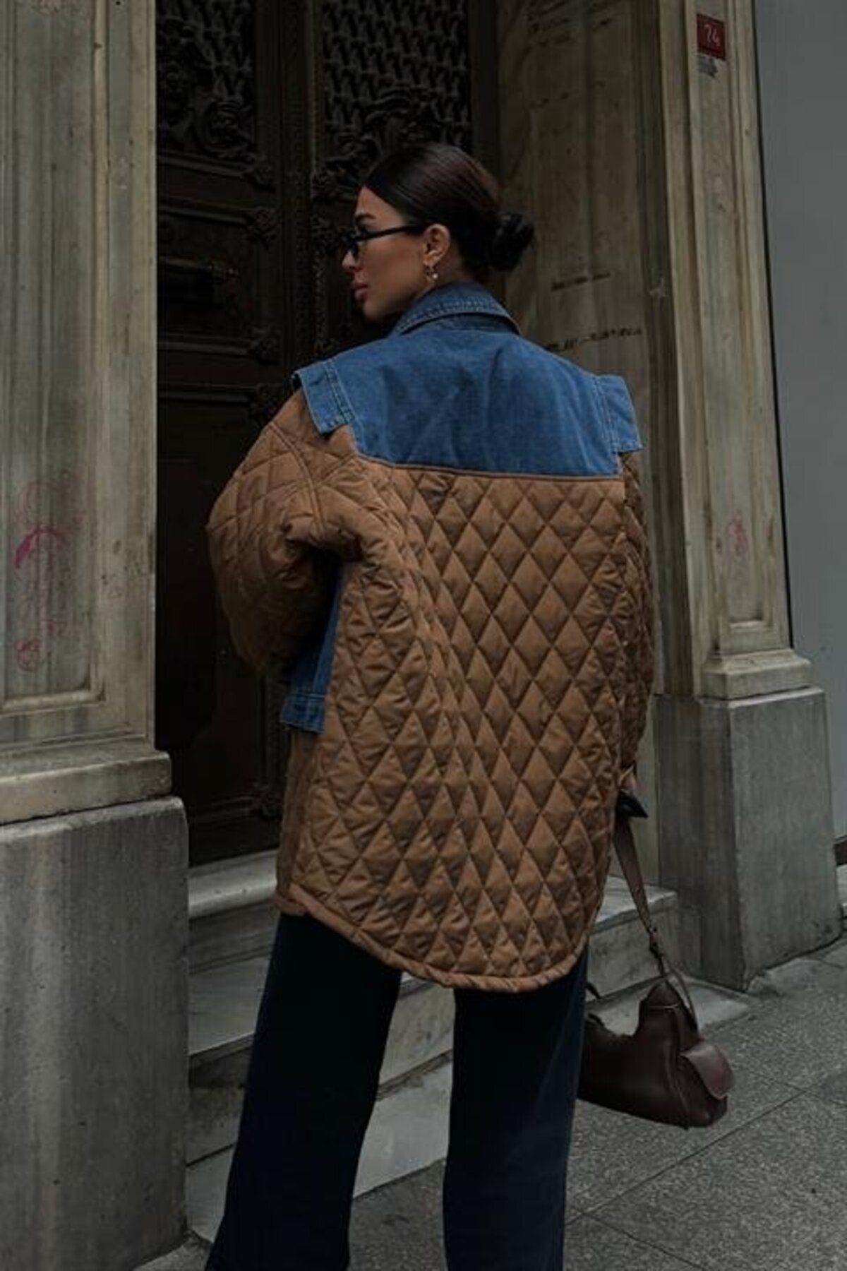 DEAG Denim Garnili Kapitone Ceket 7071