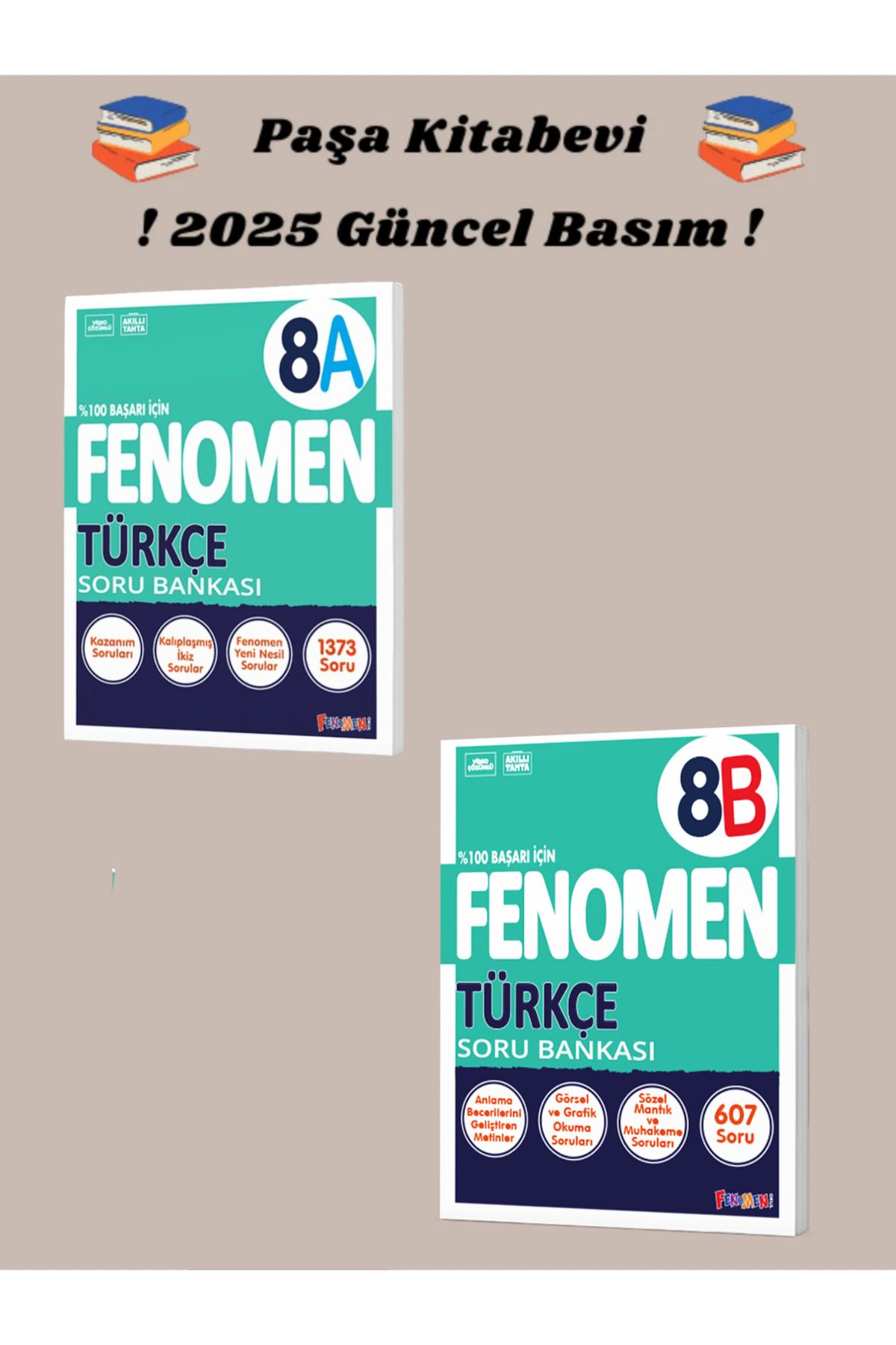 Fenomen Yayıncılık 8. Sınıf Türkçe (A/B) SET Soru Bankası