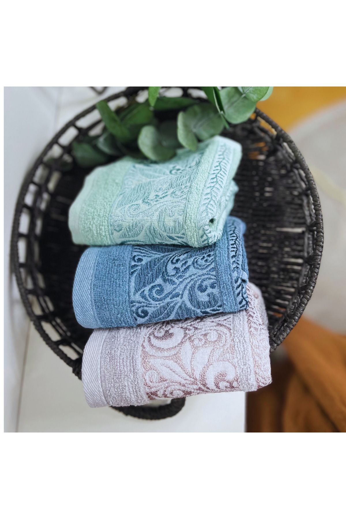 PUDRAM 3'LÜ SET PREMIUM MUTFAK HAVLUSU 30 X 50 YÜKSEK EMİCİLİ %100 PAMUK JAKARLI