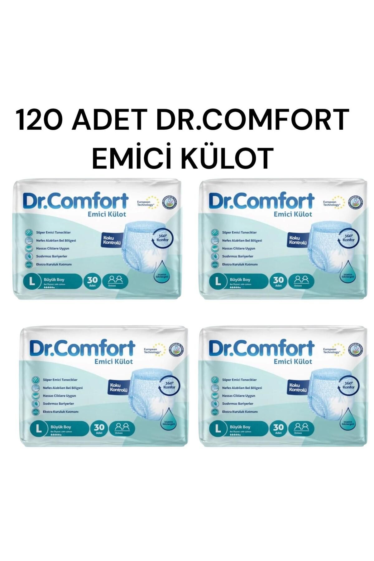 Dr.Comfort Dr Comfort 30 Lu Large Külot Bez Büyük Boy 4 Paket 120 Adet