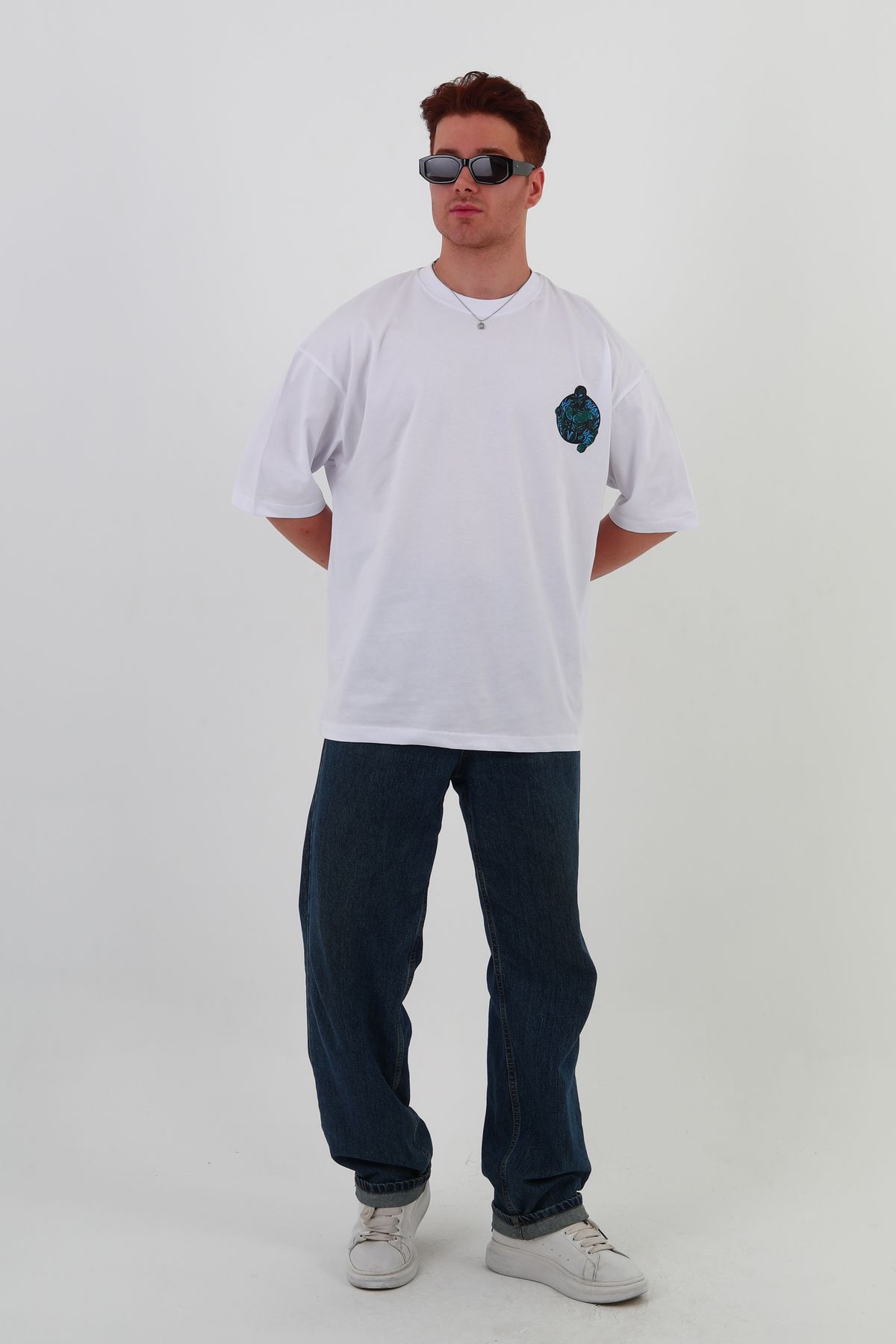 mantova FABULOUS-Oversize Tişört | Sırt Baskılı – Minimal Göğüs Desenli Unisex Tshirt