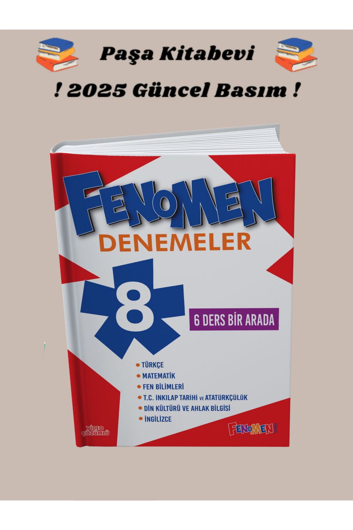 Fenomen Yayıncılık 8. Sınıf 6'lı Paket Denemeler Soru Bankası