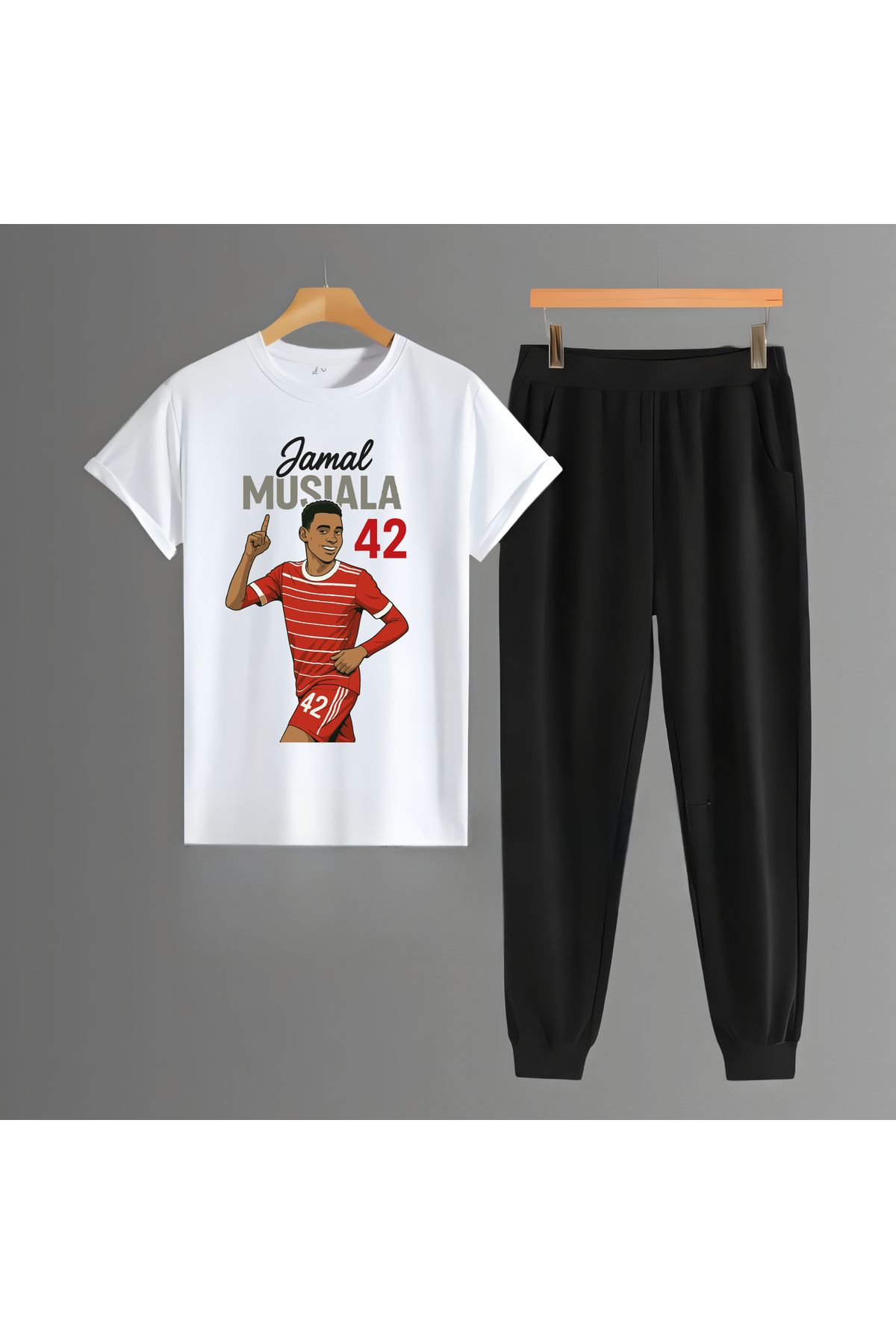 Biy Store Jamal Musiala fotoğraf futbol forma baskılı unisex kısa kollu erkek tişört kadın t-shirt eşofman