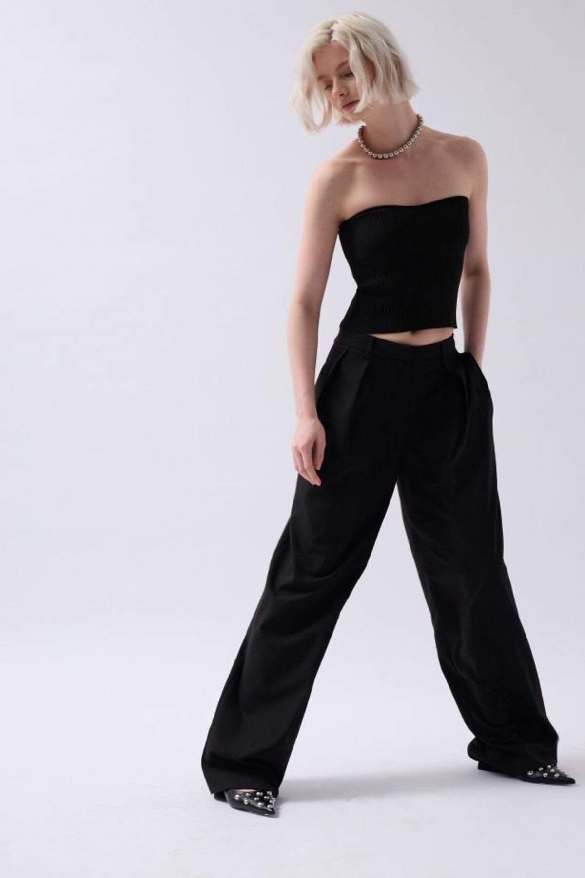 DEAG Straplez Dokulu Crop