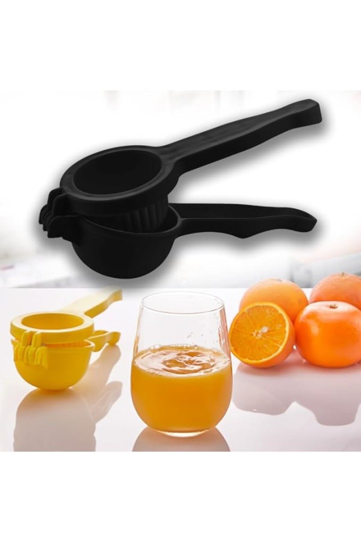ShopZum Pratik Limon Pres Narenciye Sıkacağı Limon Sıkacağı Sert Plastik