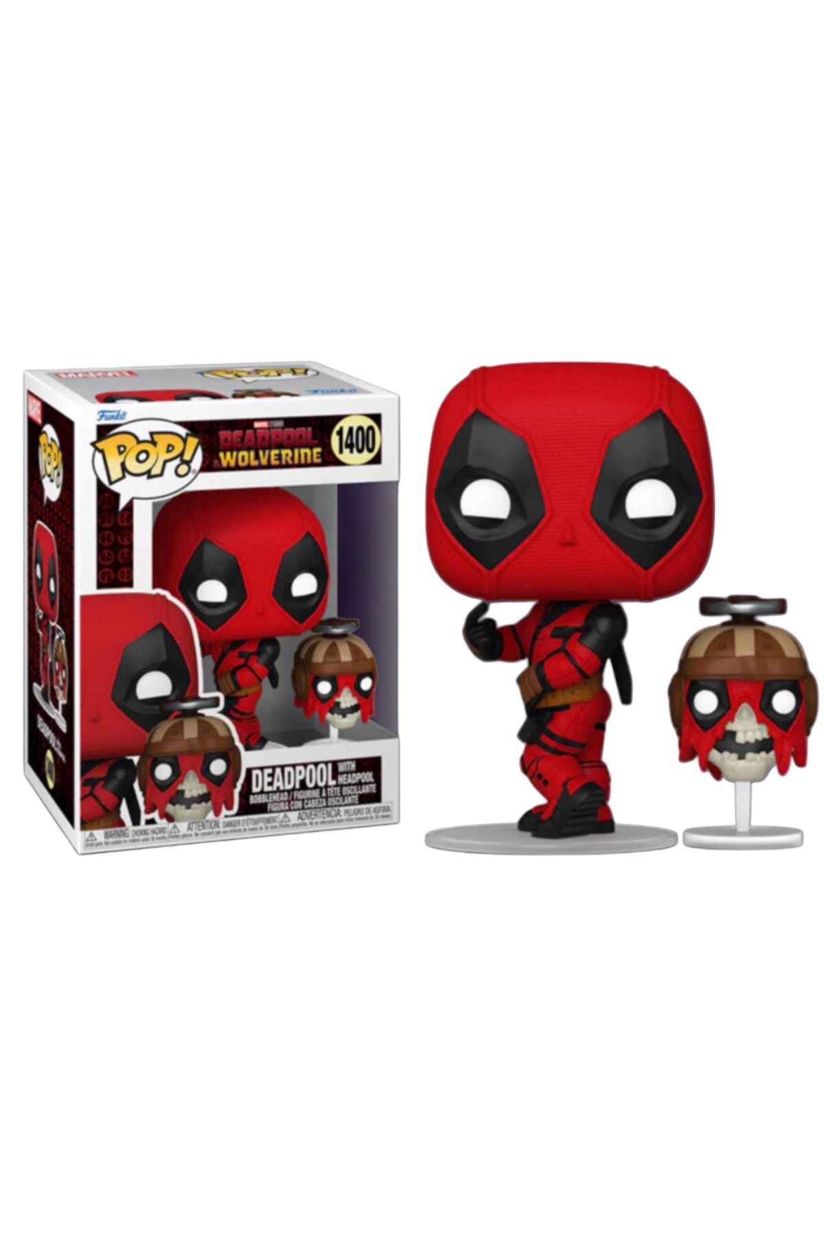 Funko Deadpool & Wolverine - Deadpool with Headpool Pop! #1400