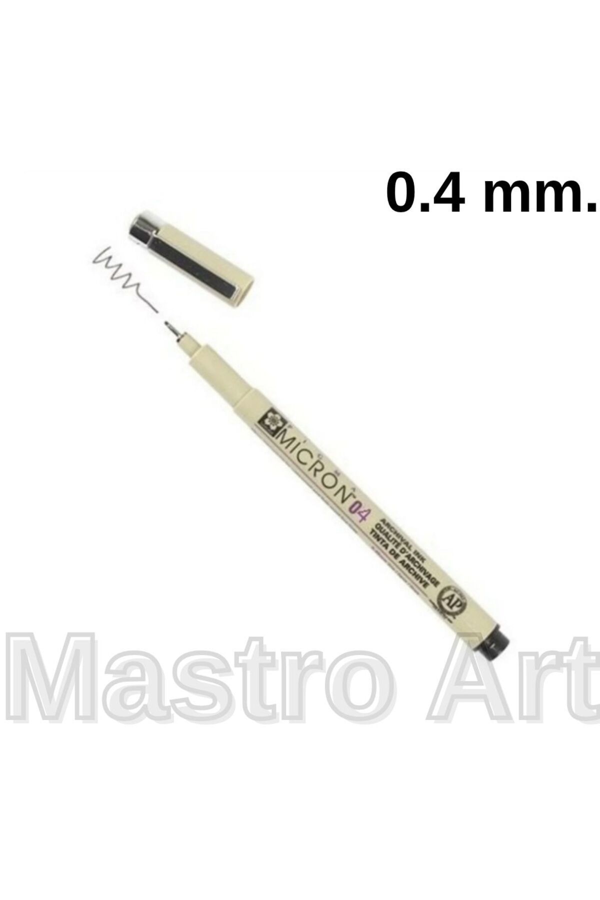 Mastro Art Sakura Pigma Micron Teknik Çizim Kalemi Siyah