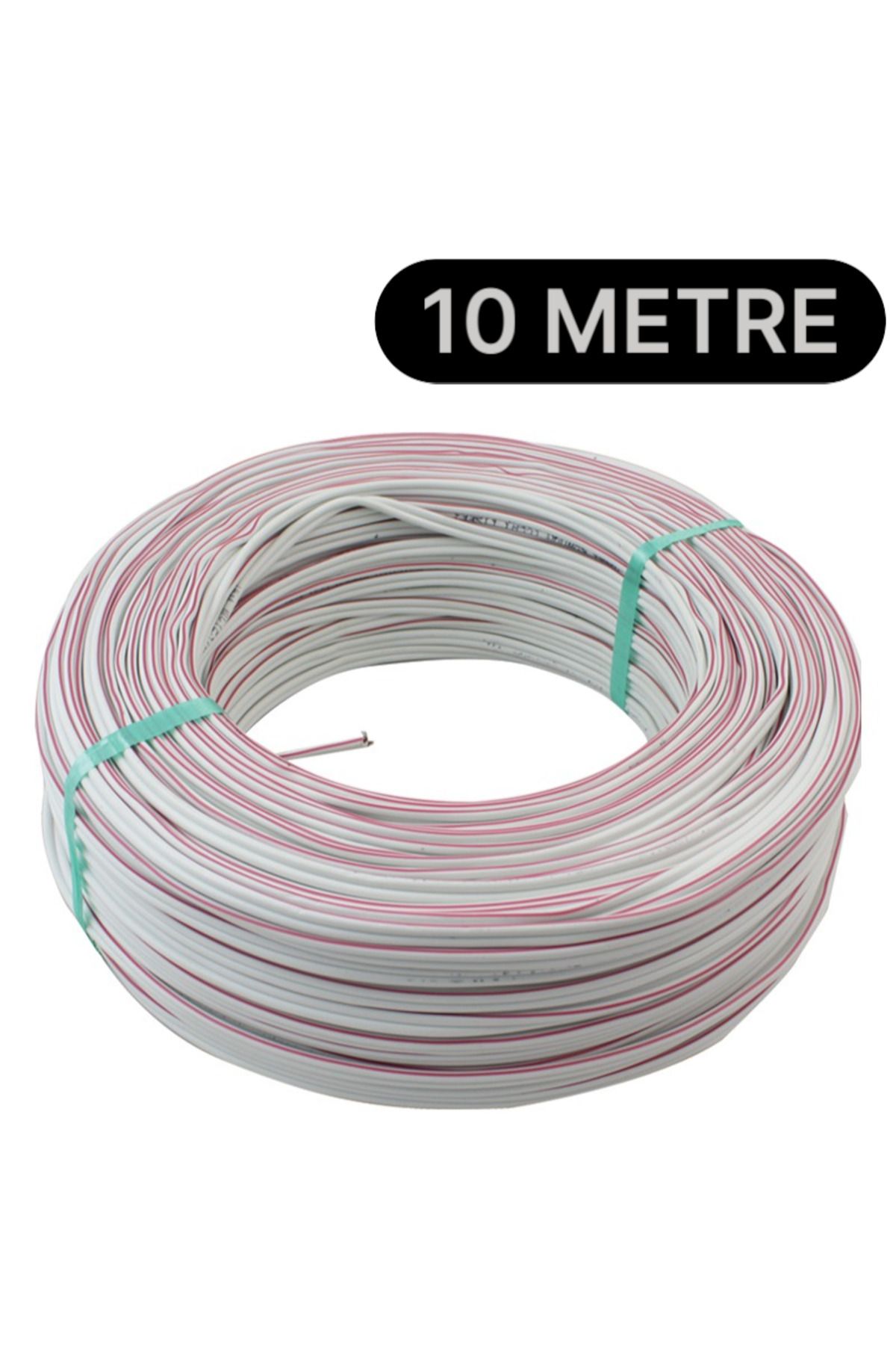 nelerbulurum 10 METRE 2*0,75 Hoparlör Ses Sitemi Kablosu - Hoporlör Elektrik Tesisat Kordon Kablosu