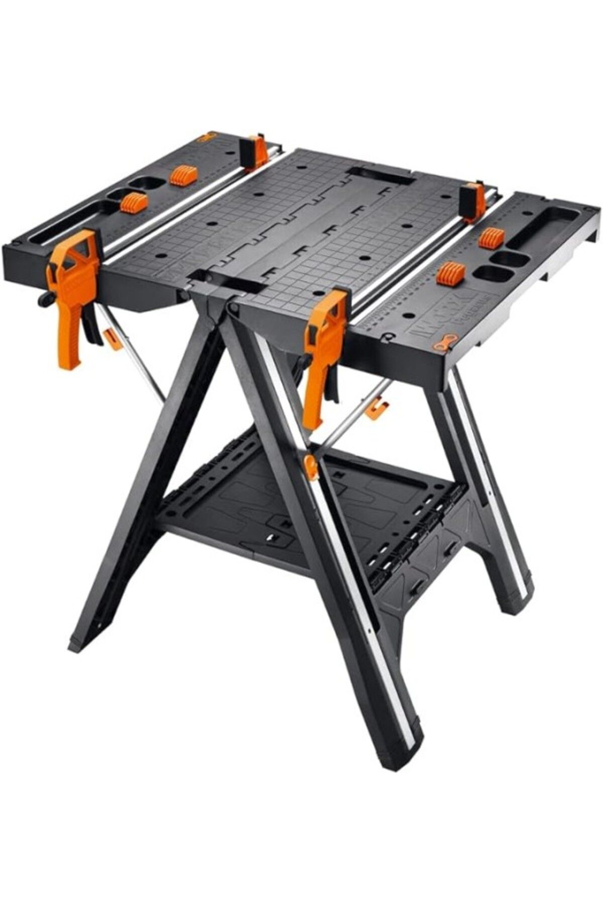 ShopZum Worx Wx051 Çok Fonksiyonlu Katlanabilir Çalışma Tezgâhı + 2 Adet Tetik İşkence