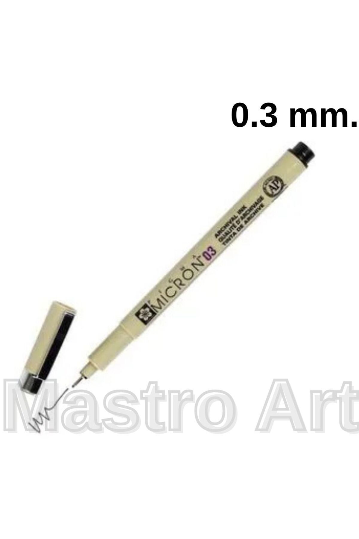 Mastro Art Sakura Pigma Micron Teknik Çizim Kalemi Siyah