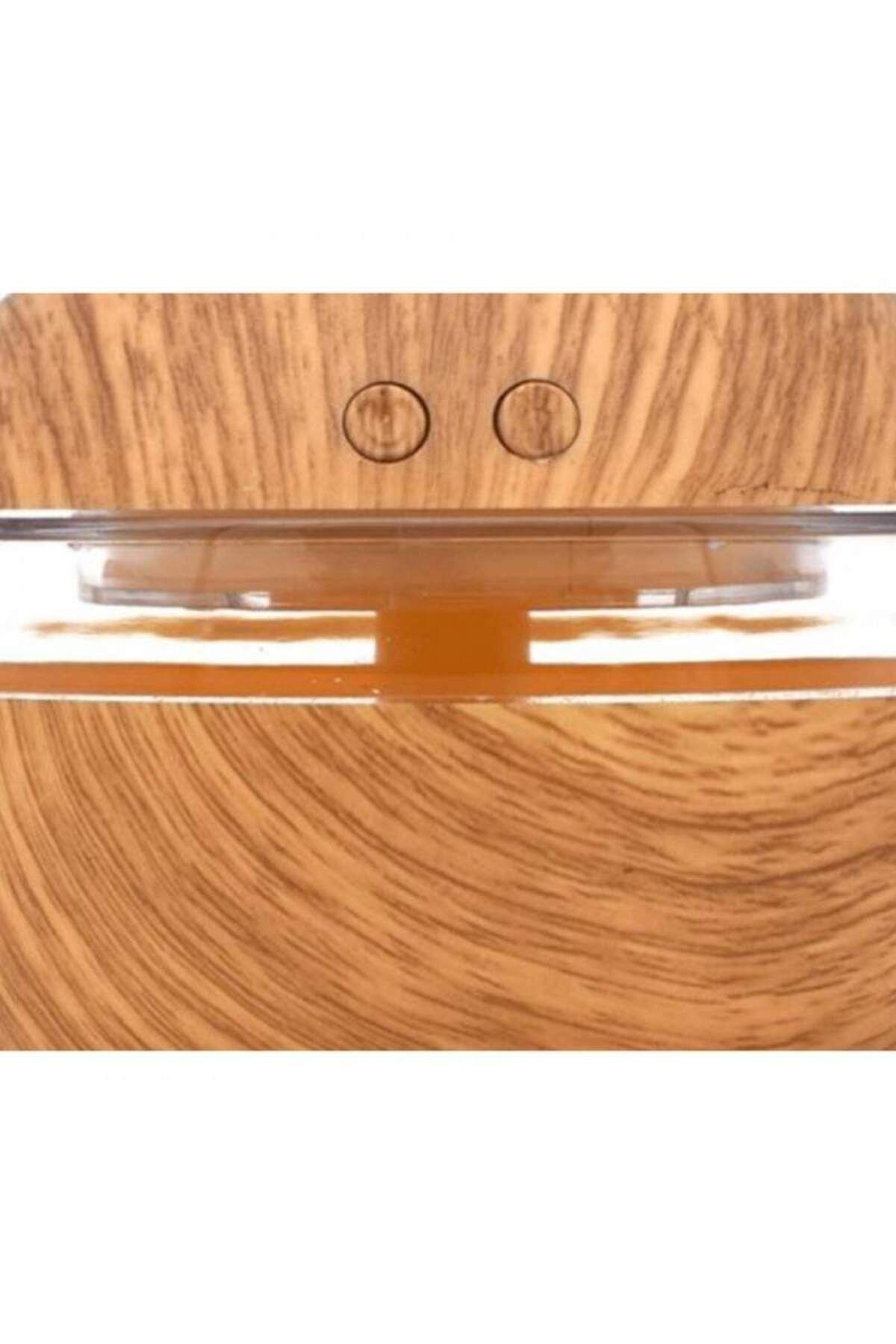 SIKS-Umidificator rotund ® pentru aromaterapie, difuzor de uleiuri esențiale, culoare lemn deschis, 300 ml 4