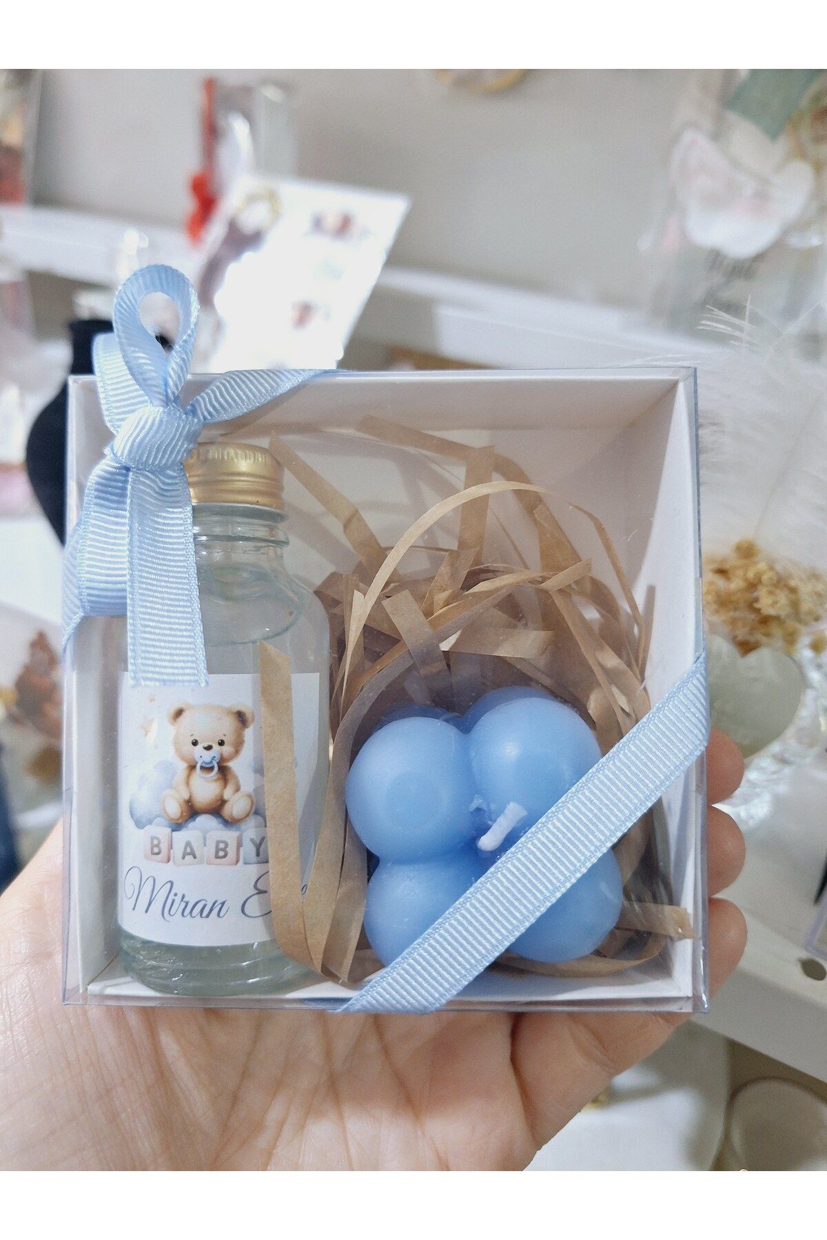 Yakamoz Style Hoşgeldin bebek kolonya,bubble mun set 20 adet
