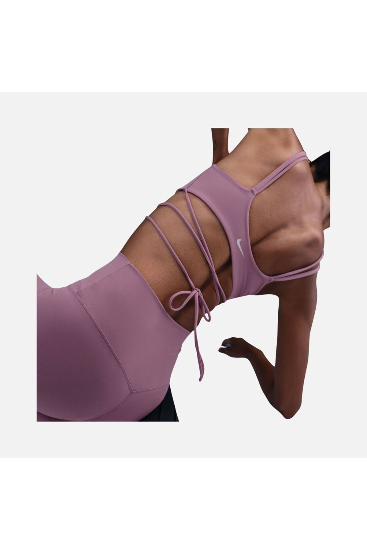 Nike Dri-Fit Zenvy Strappy Wrap Light-Support Padded Training kadın bra stilim spor