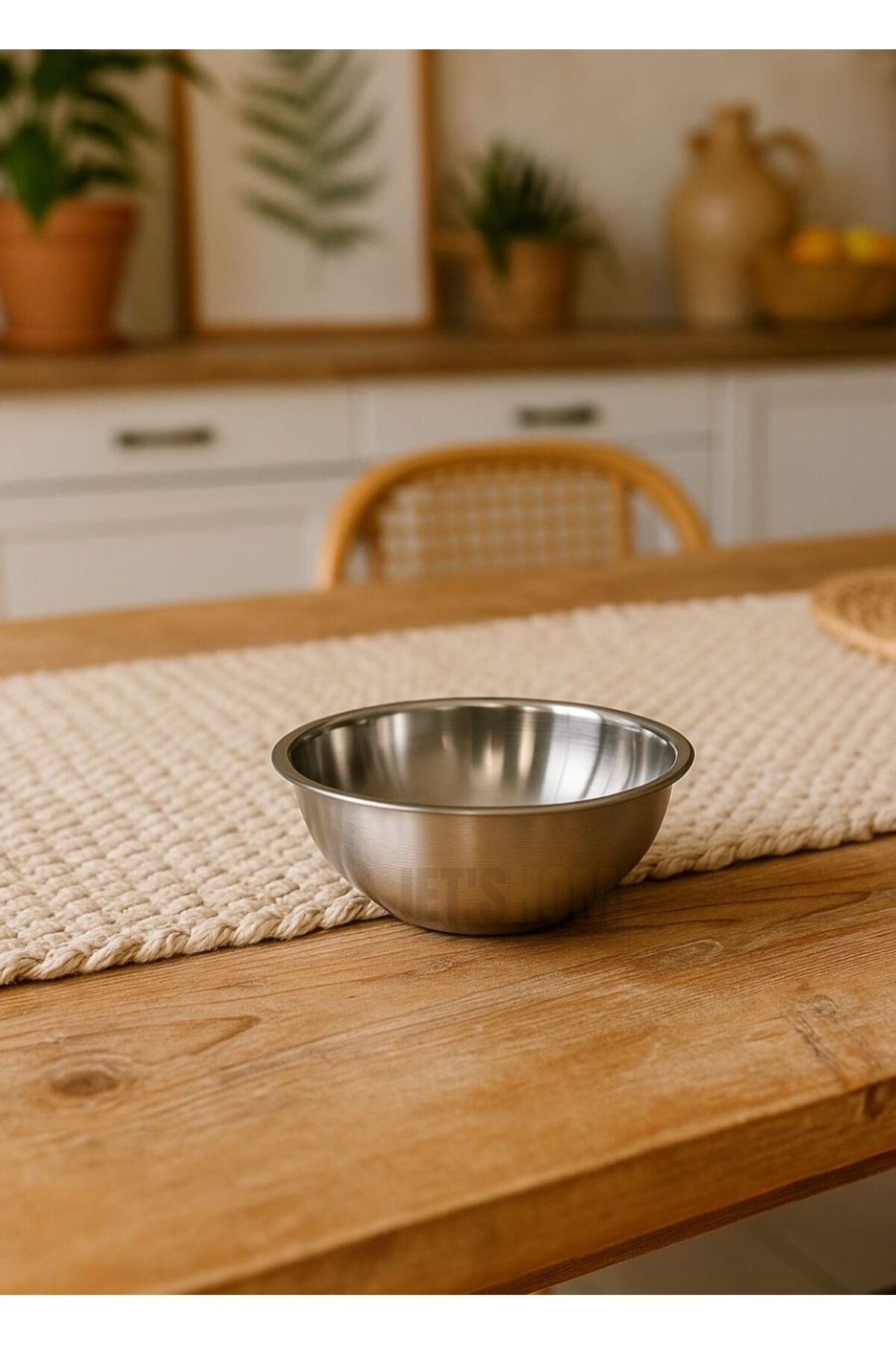 Jet's Home Sağlıklı Paslanmaz Çelik Kase - Dayanıklı Çok Yönlü Çorba, Salata ve Meyve Kabı 350 ml No 1