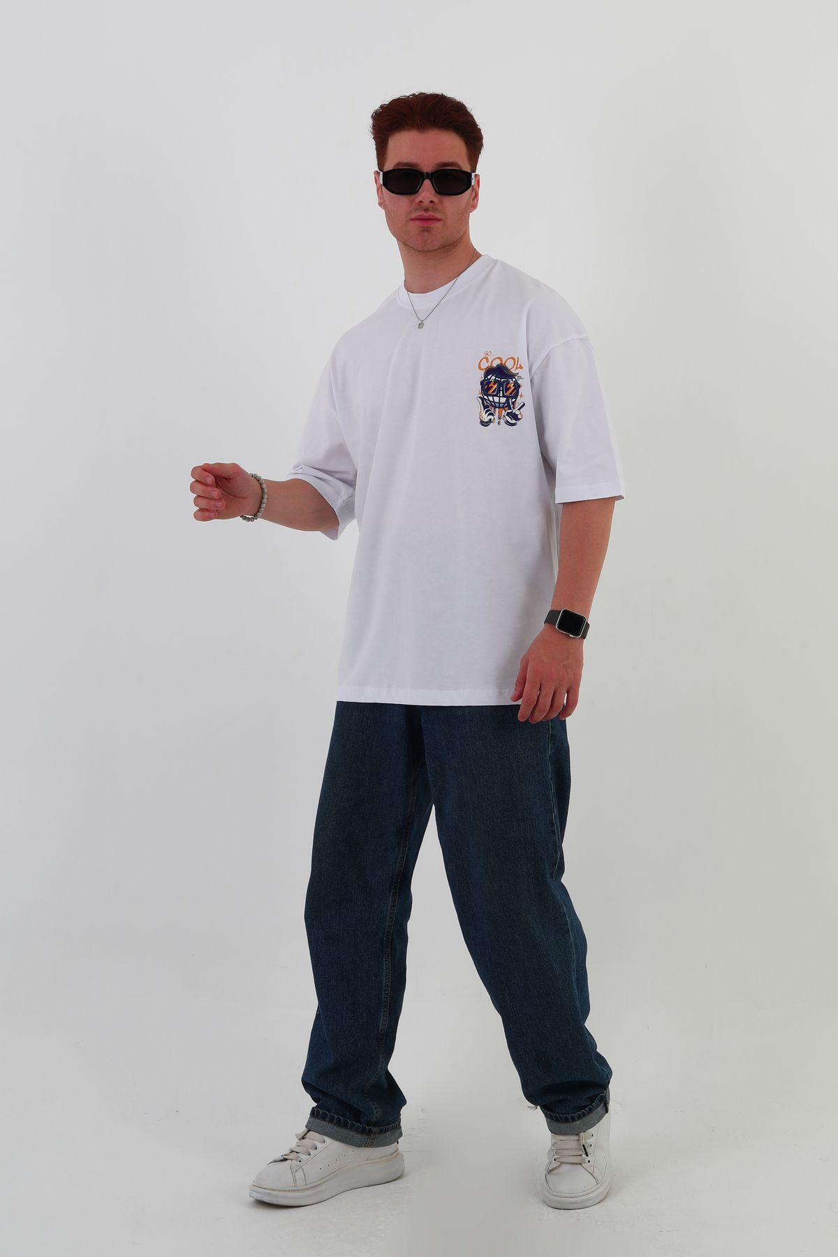 mantova SO COOL - RACE-HO-Oversize Tişört | Sırt Baskılı – Minimal Göğüs Desenli Unisex Tshirt