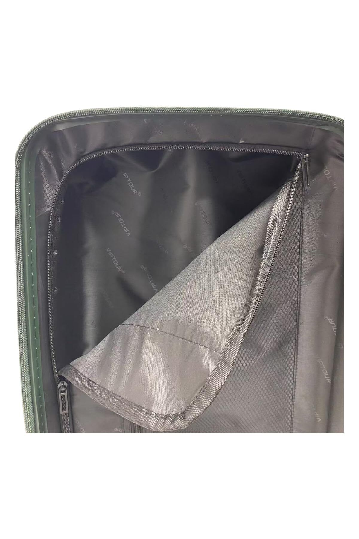 Generic-3-Piece Green PP Travel Suitcase Set with TSA Lock and 8 Spinner Wheels 6