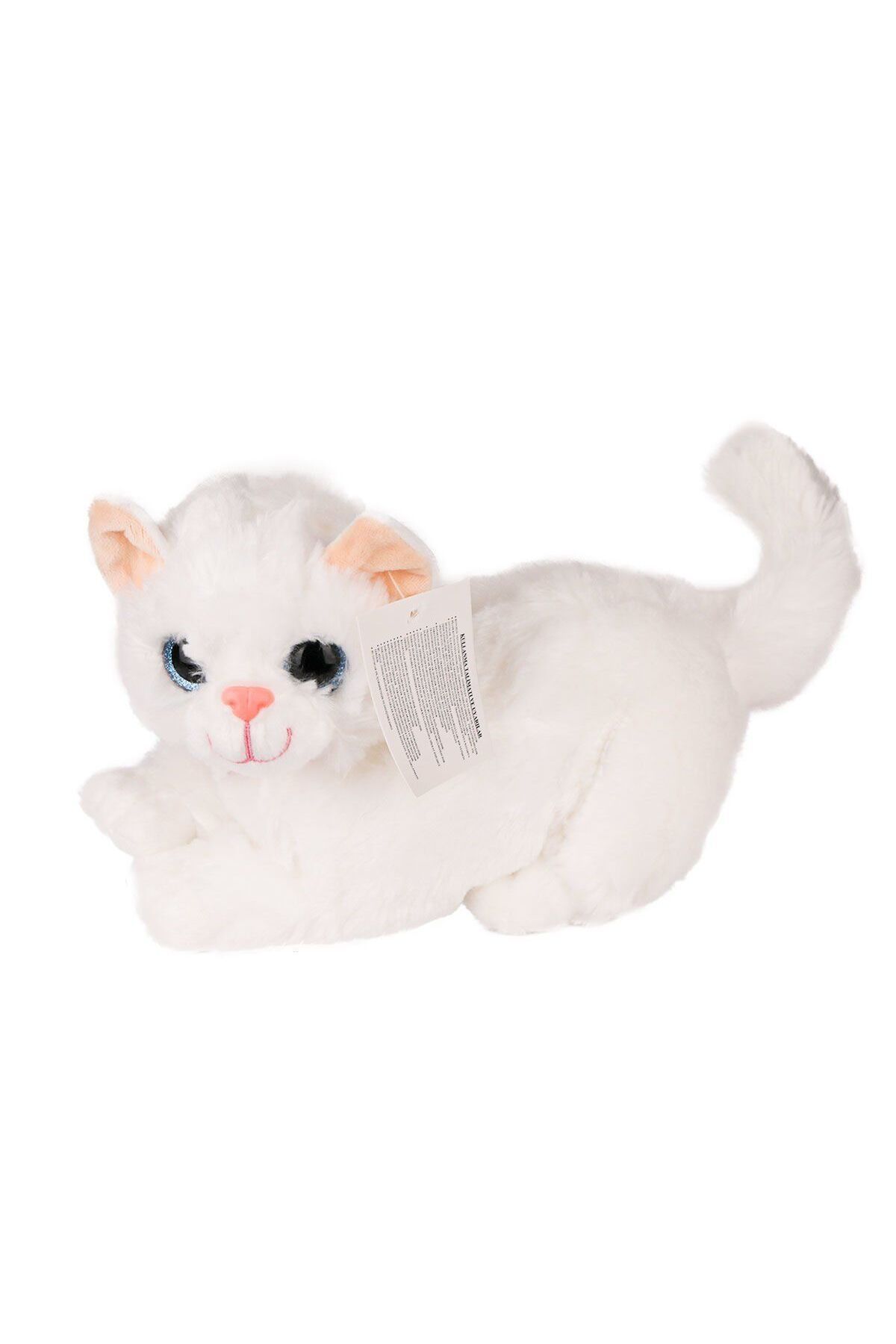 Aymir Ticaret KZL-1609032 Peluş Miyavlayan Kedi -Kızılkaya Oyuncak