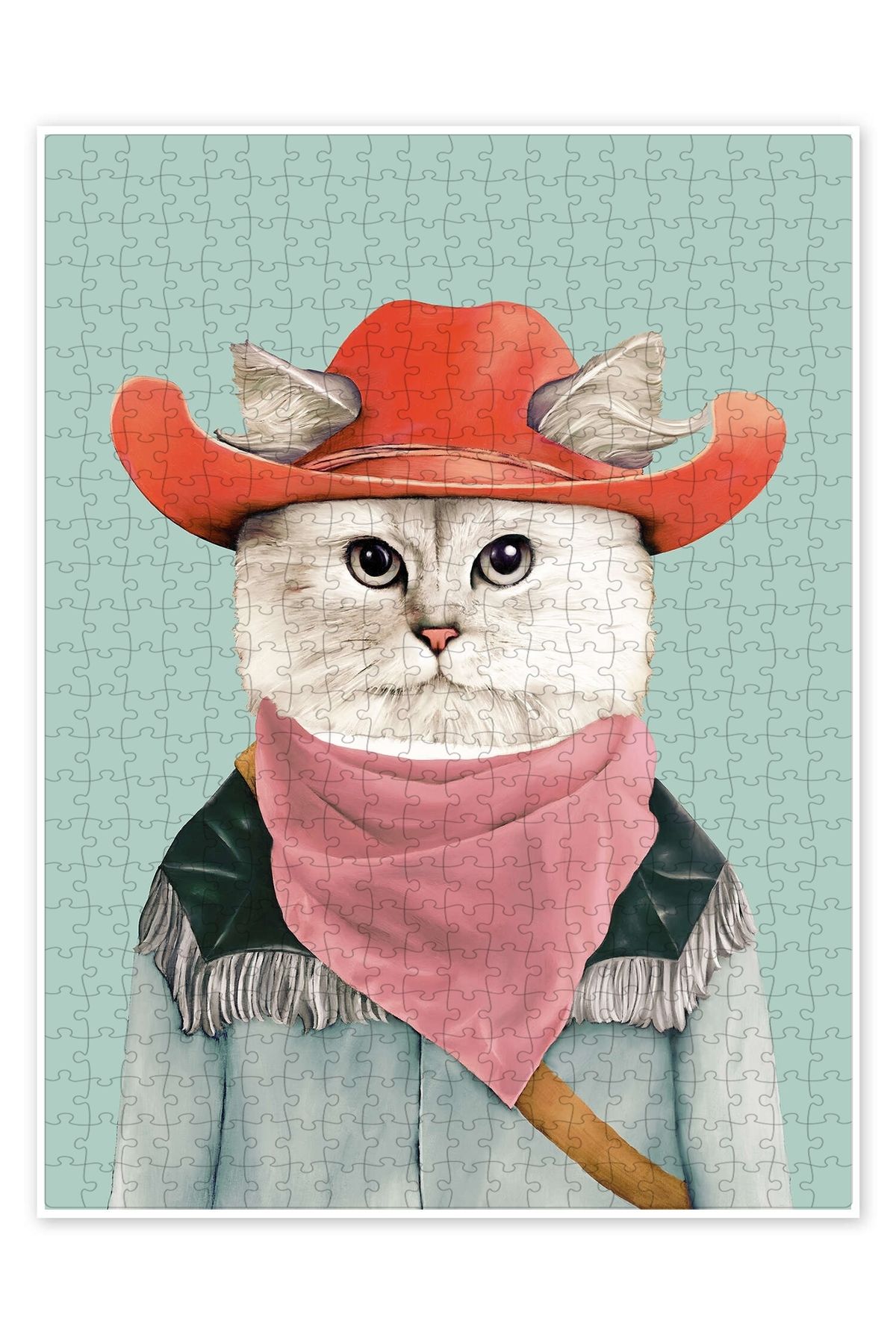 Jeronkarji Rodeo Kedi 500 Parça Puzzle Yapboz Kedi Köpek Temalı Doğa ve Orman Hayvanları