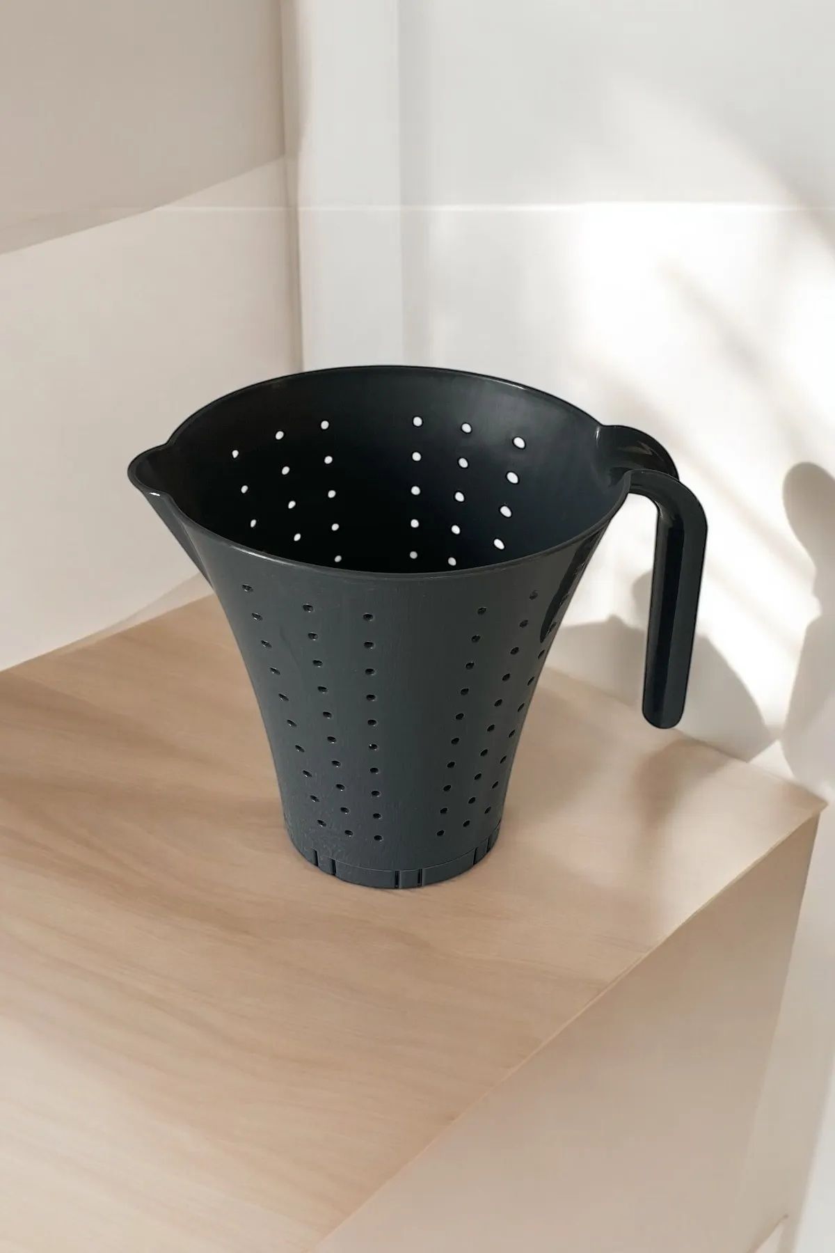 Elemengil Pirinç Süzgeci-Boyu:13Cm,Çapı 12,5 CM