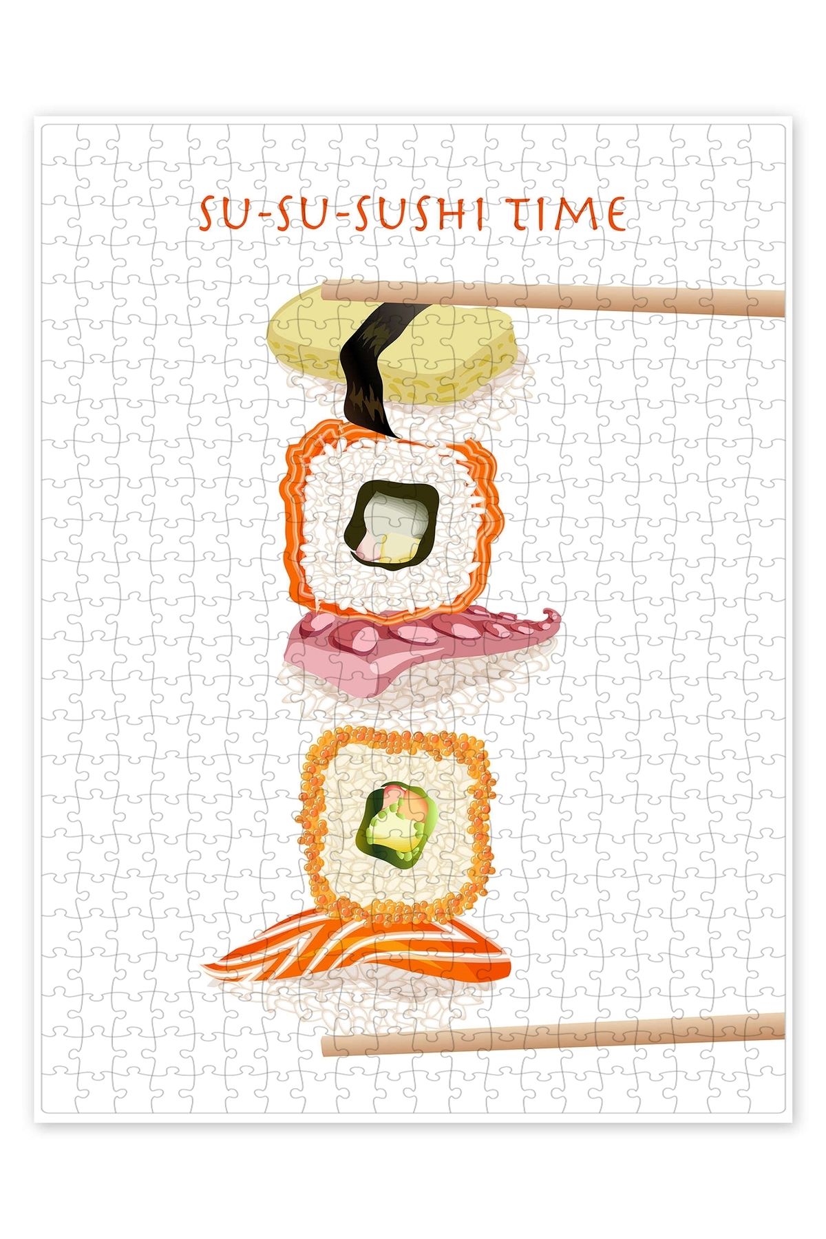 Jeronkarji Sushi time 500 Parça Puzzle Yapboz Mutfak Temalı Yetişkinler için