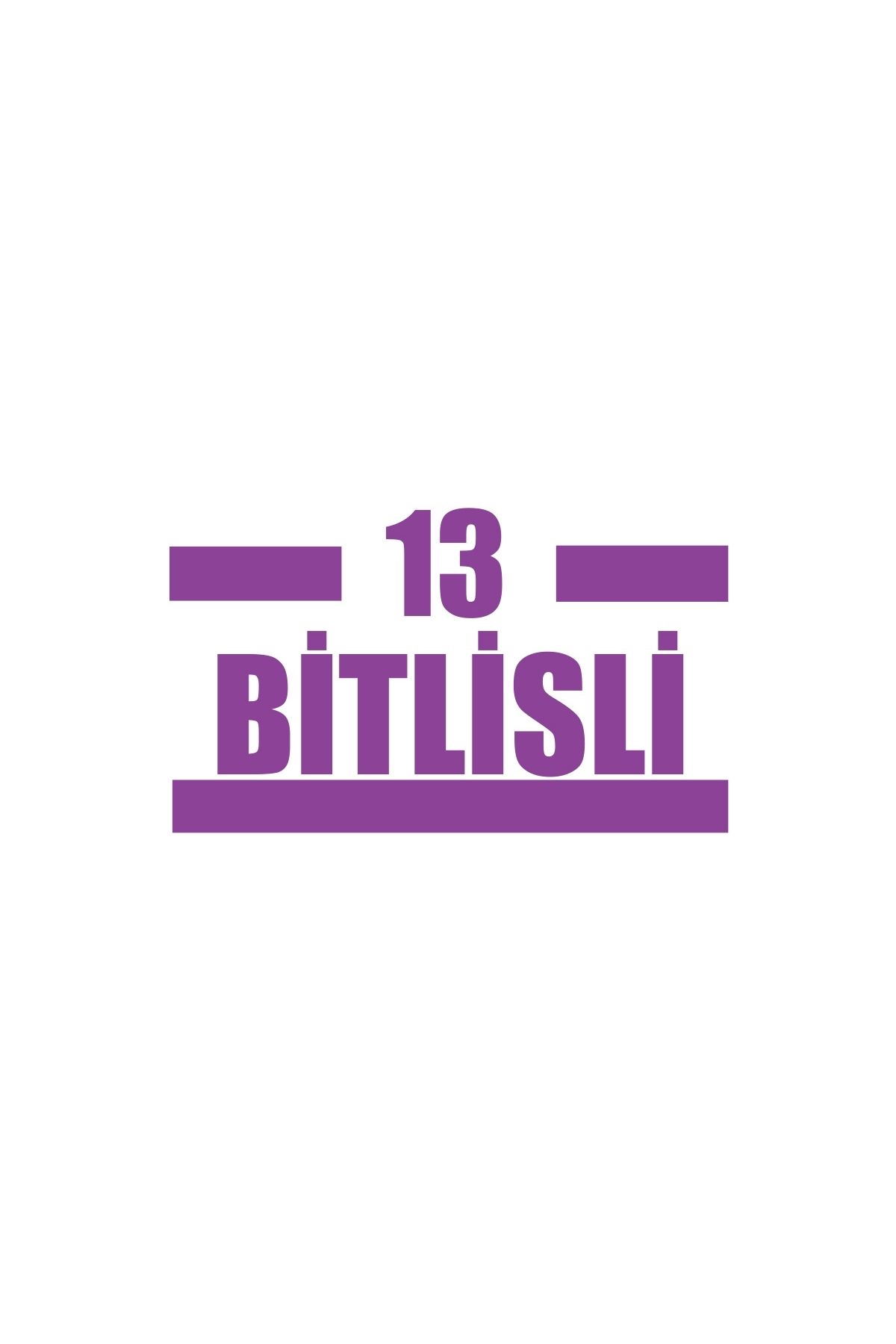 Reysa Tasarım 13 Bitlisli Araba Sticker 17x17 Cm Mor