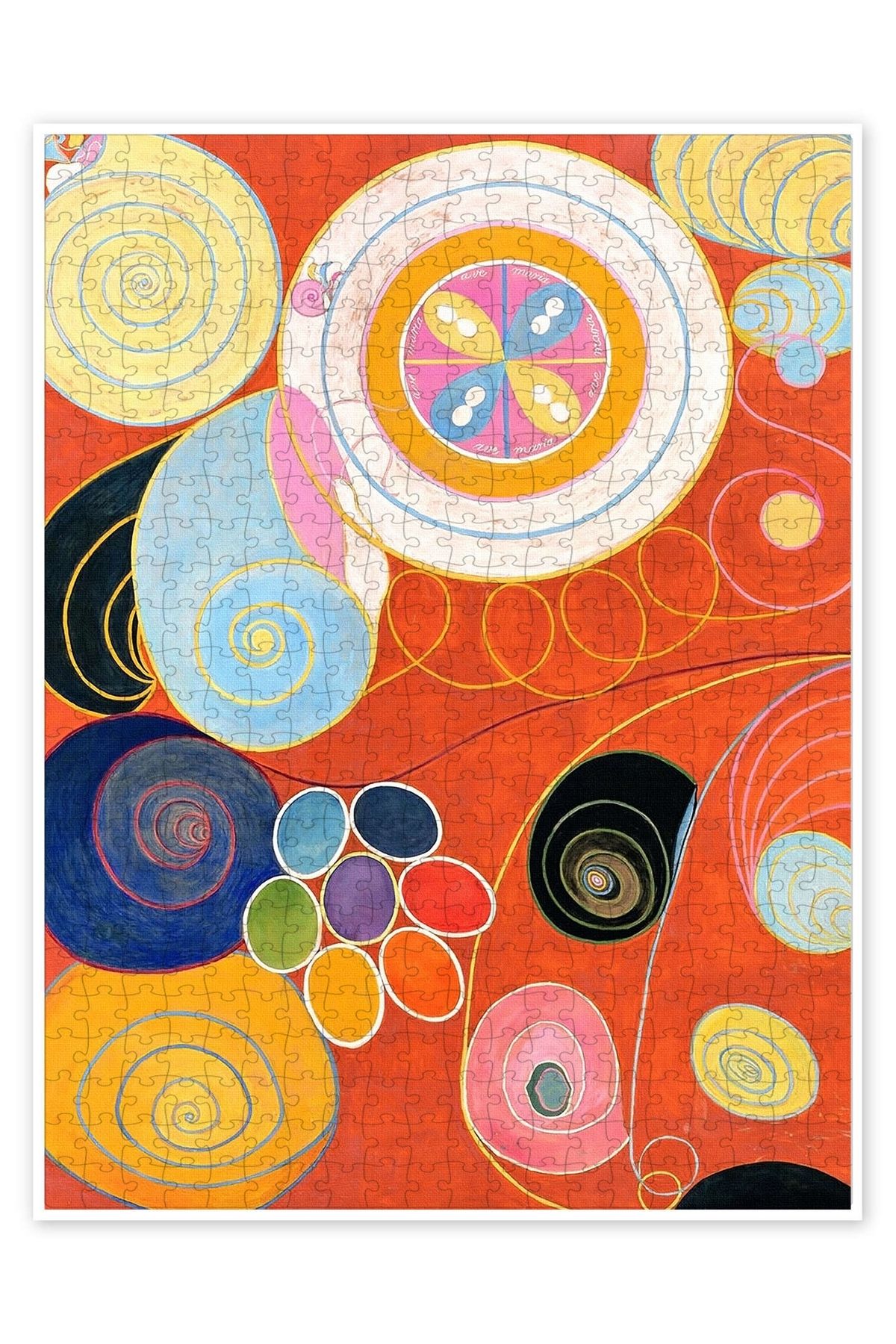 Jeronkarji En Büyük On, No. 3, Gençlik 500 Parça Puzzle Yapboz Bohem Soyut Sanat Temalı