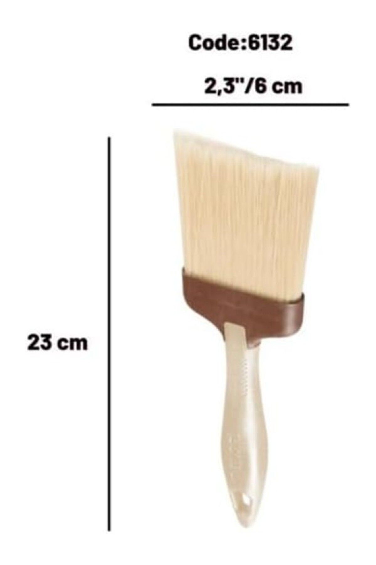 ShopZum Dekor Sentetik Vernik Fırça Seti 20 Mm,40 Mm,60 Mm,80 Mm,100 Mm 5 Li