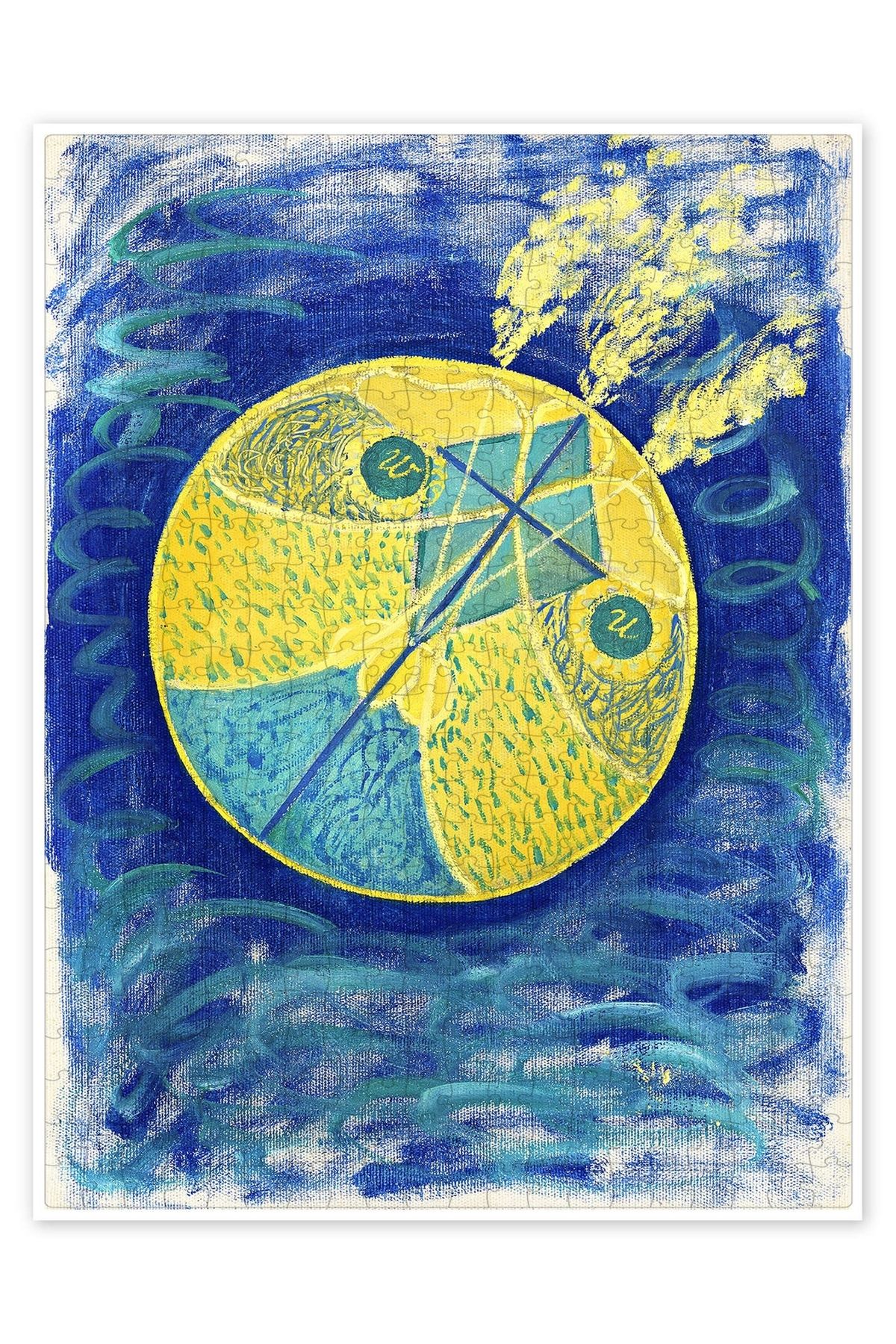 Jeronkarji Primordial Chaos, No. 7 500 Parça Puzzle Yapboz Bohem Soyut Sanat Temalı