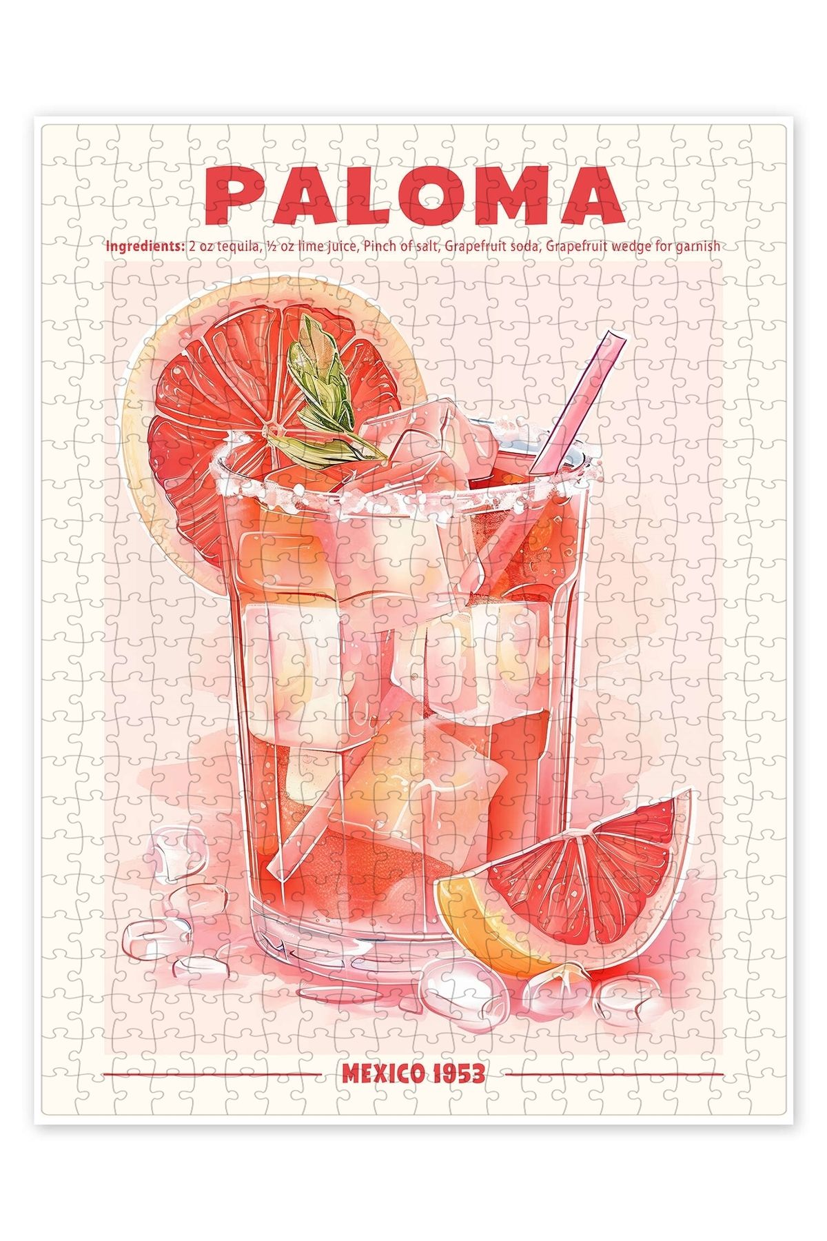 Jeronkarji Paloma, Meksika 1953 500 Parça Puzzle Yapboz Mutfak Temalı Yetişkinler için