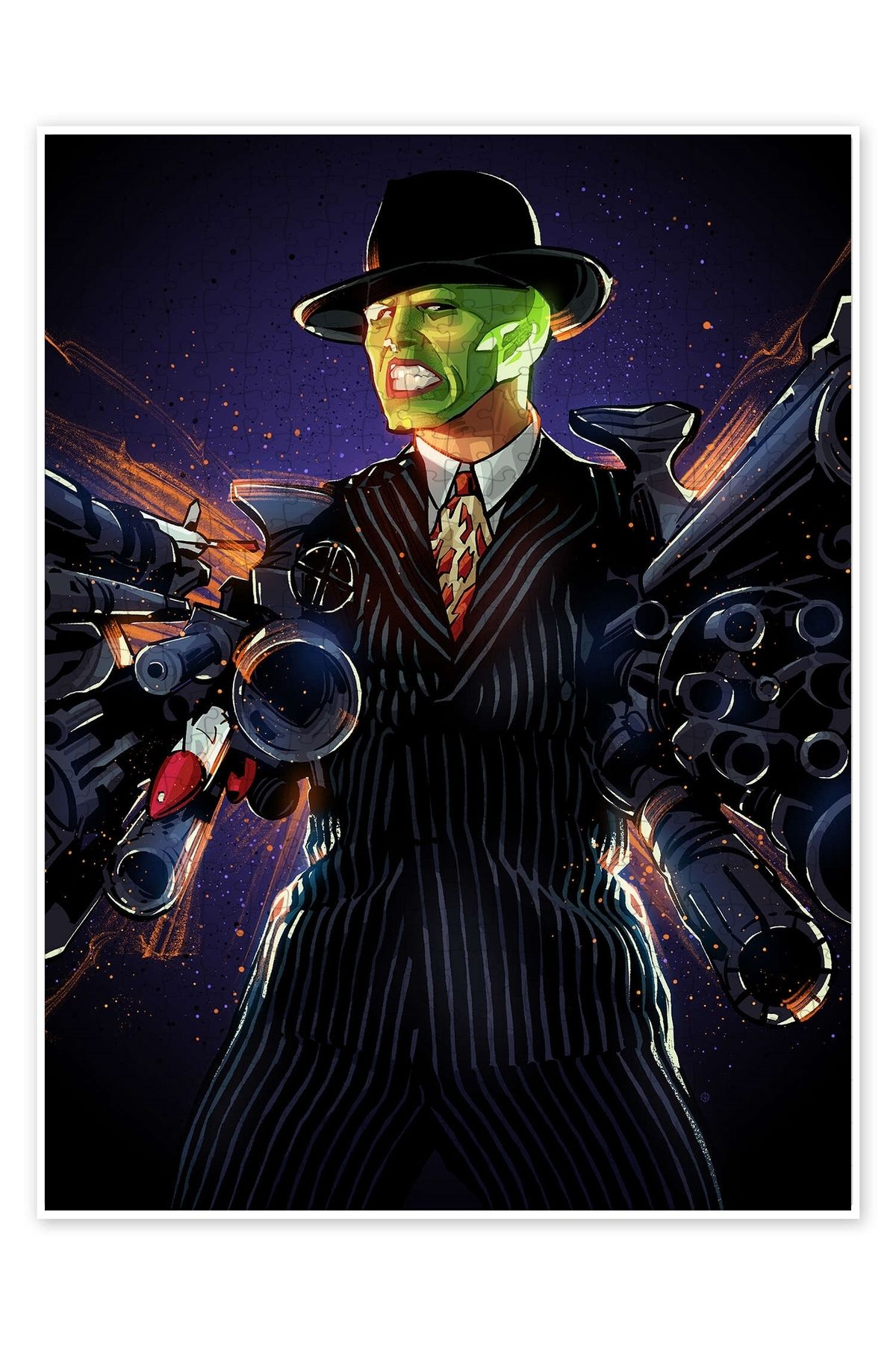 Jeronkarji Maske II 500 Parça Puzzle Yapboz Klasik Film Temalı