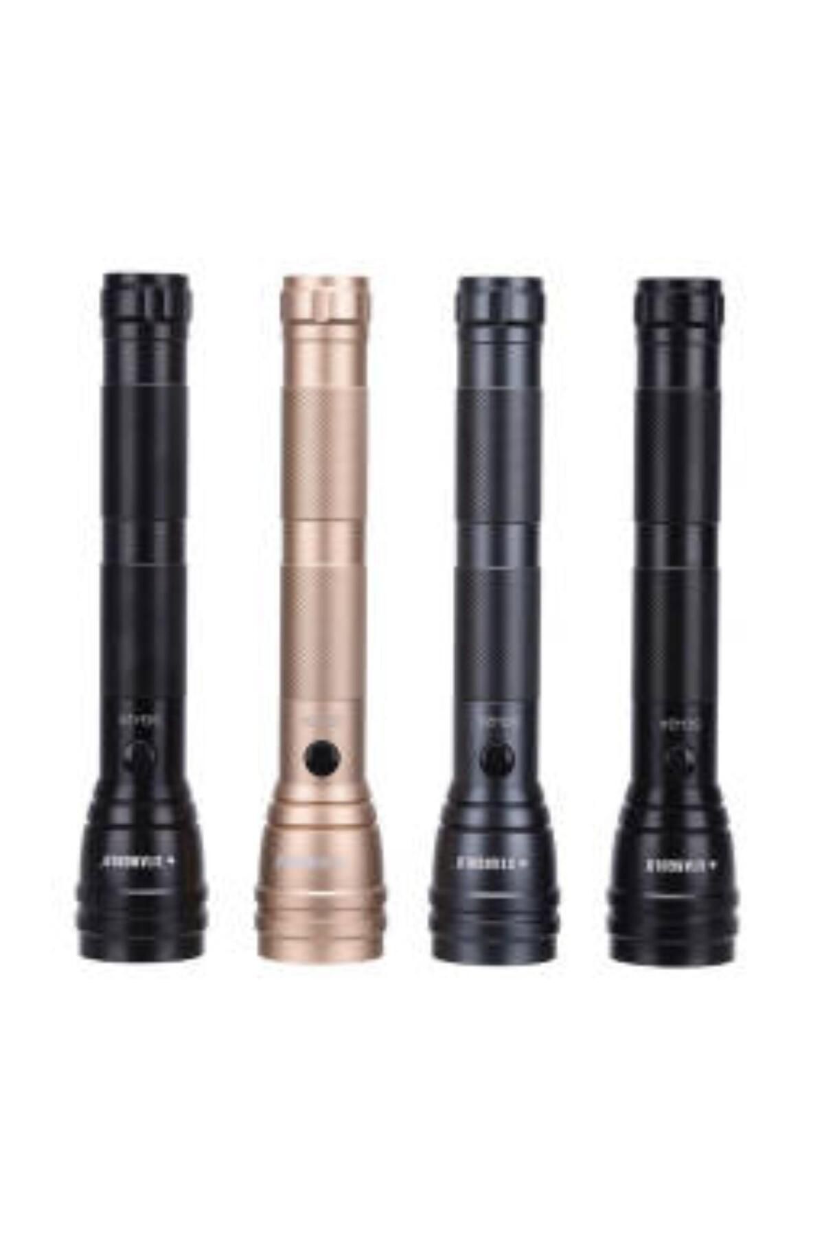 Generic-Rechargeable LED Torch Set of 4 – Emergency Flashlight with Bright Beam 1