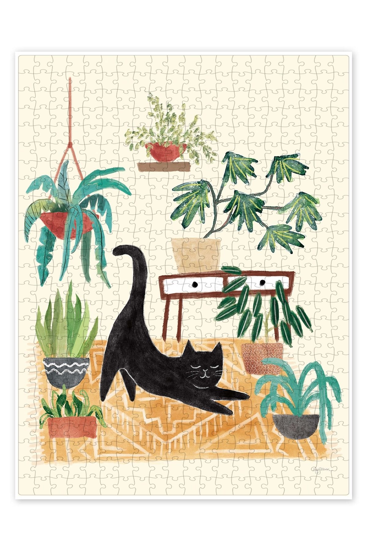 Jeronkarji Urban Jungle I 500 Parça Puzzle Yapboz Kedi Köpek Temalı Doğa ve Orman Hayvanları