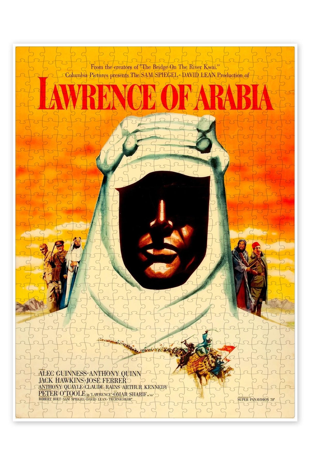 Jeronkarji Lawrence of Arabia 500 Parça Puzzle Yapboz Klasik Film Temalı