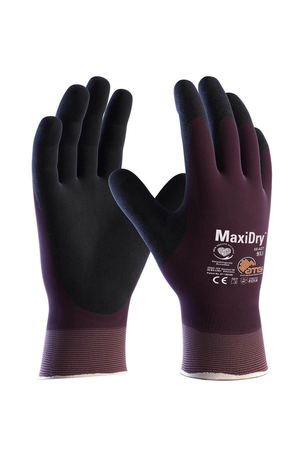ATG Maxidry® 56-427 Süper Ince Yağ Ve Sıvı Geçirmez Iş Eldiveni