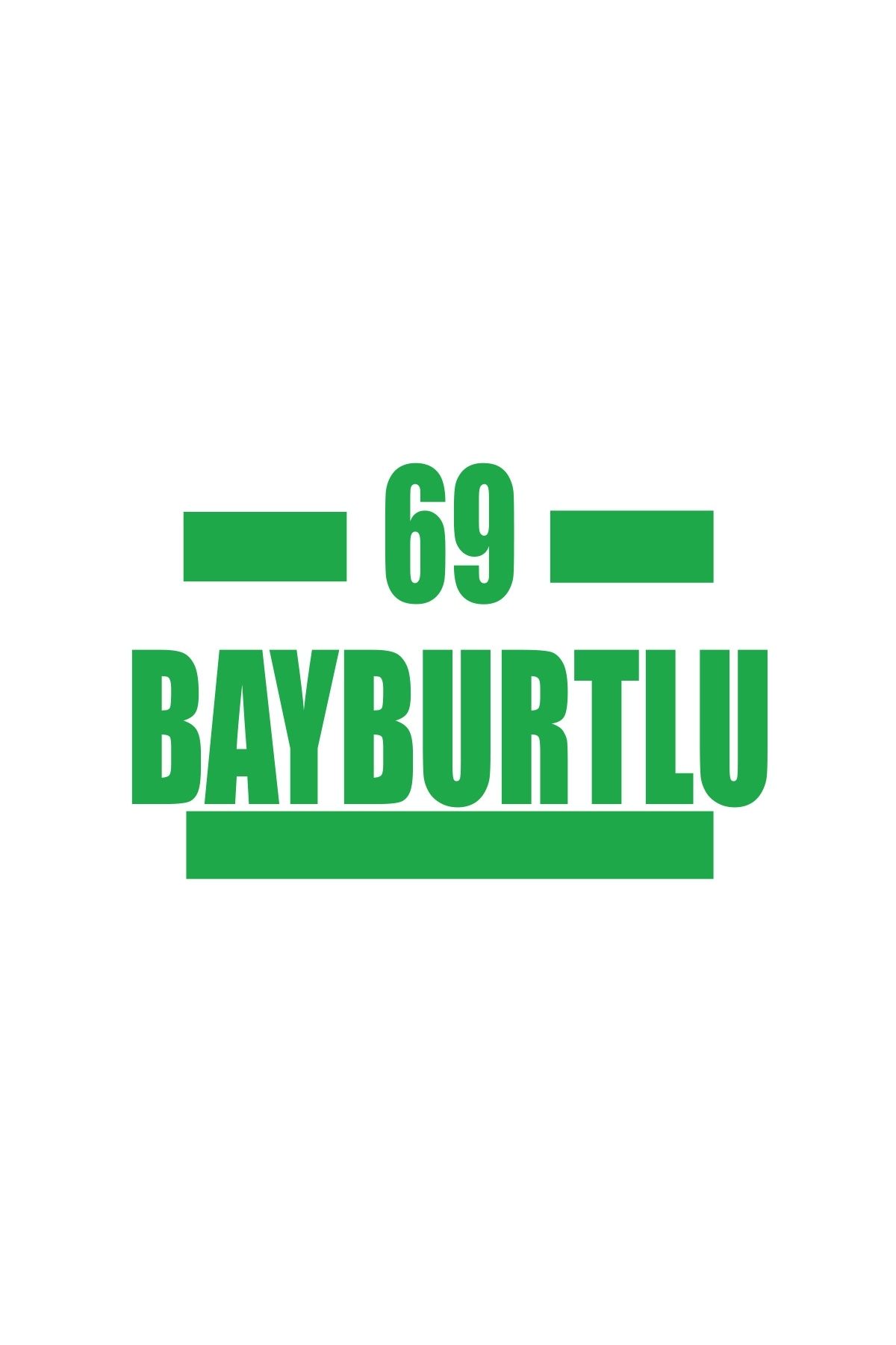 Reysa Tasarım 69 Bayburtlu Araba Sticker 17x17 Cm Yeşil