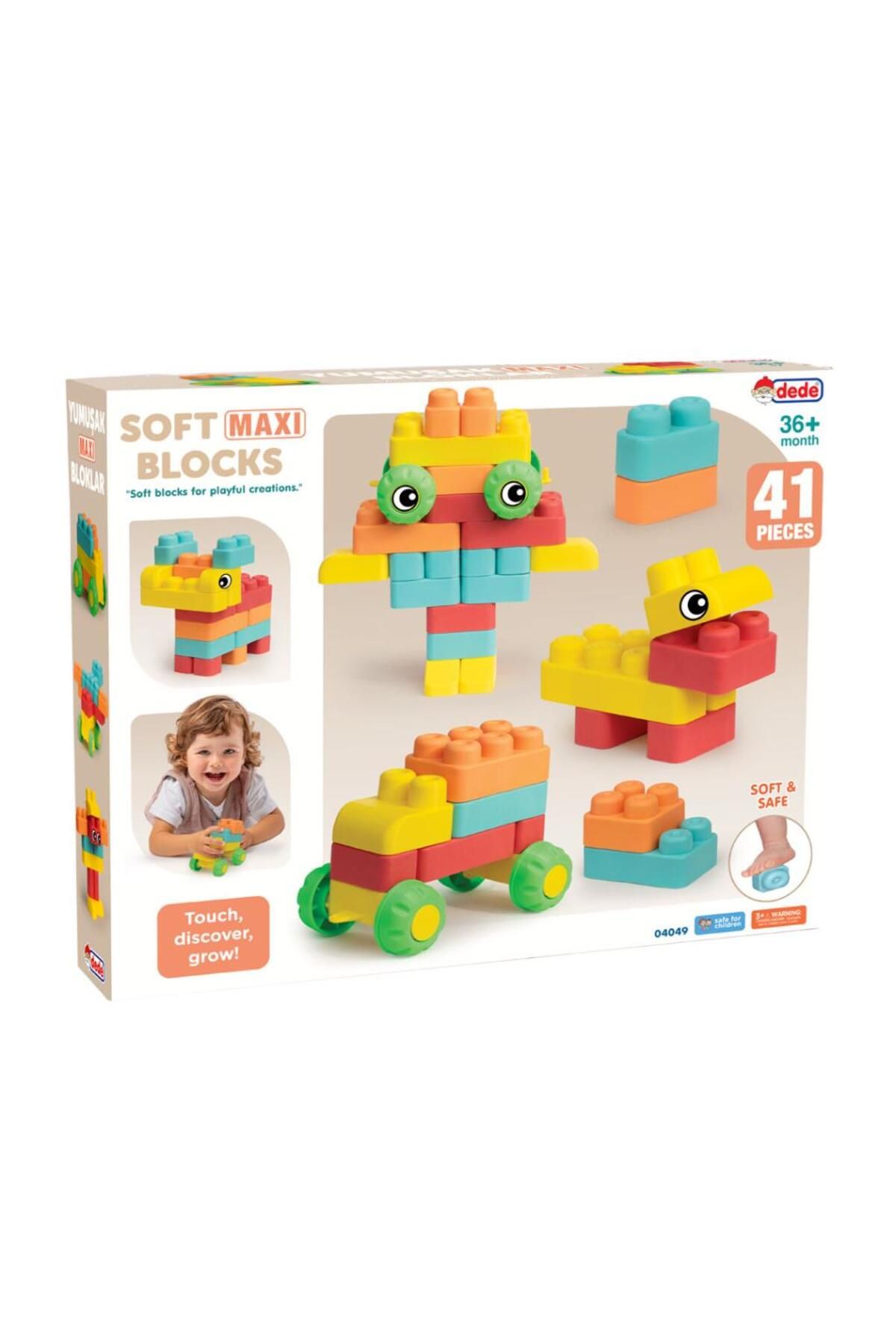 DEDE Oyuncak Soft Maxi Bloklar 41 Parça 04049