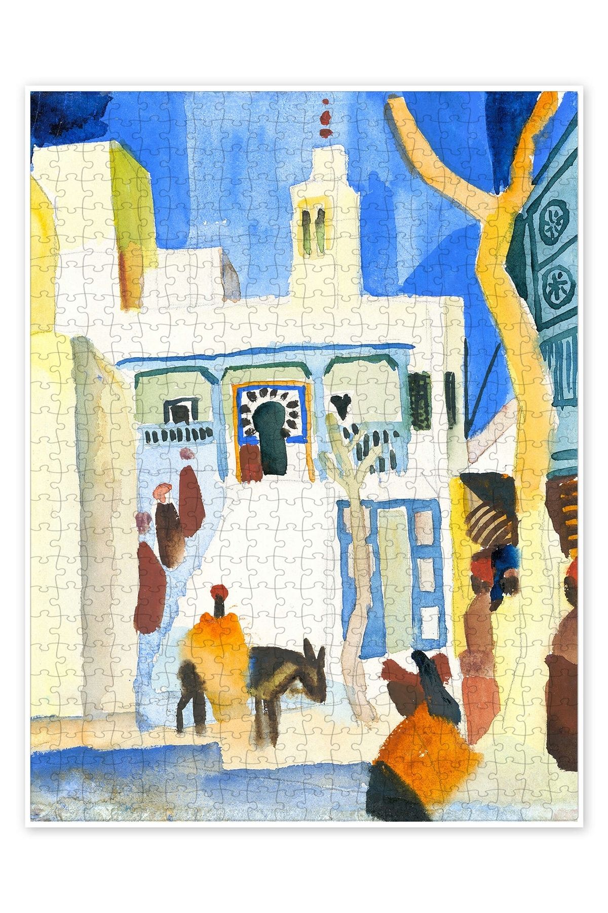 Jeronkarji Cami 500 Parça Puzzle Yapboz Kedi Köpek Temalı Doğa ve Orman Hayvanları