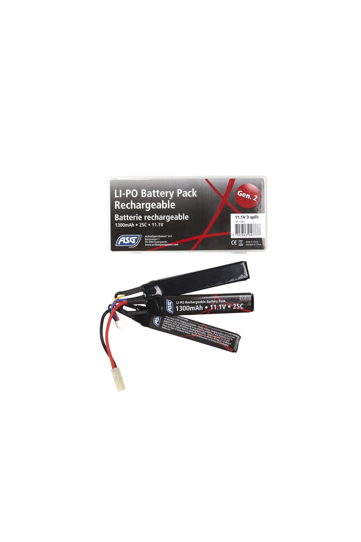 ASG LİPO PİL 11.1V 1300mAh (17207)