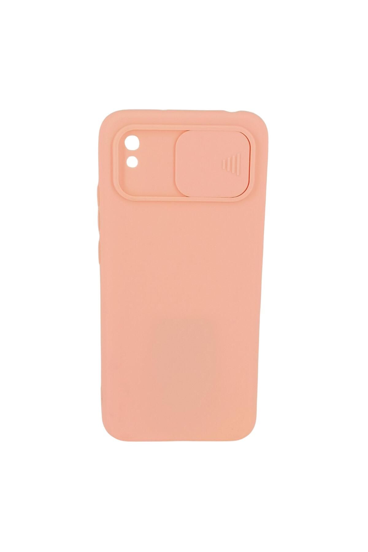 Ehr. Xiaomi Redmi 9A Uyumlu Kamera Sürgülü Mat Silikon Kılıf
