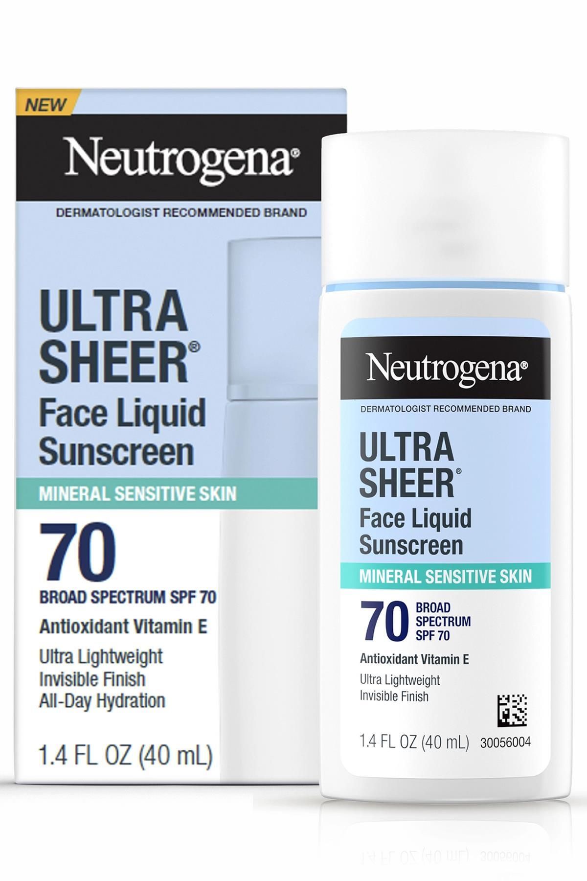 Neutrogena Ultra Sheer SPF70 Mineral Yüz Güneş Kremi 40ML