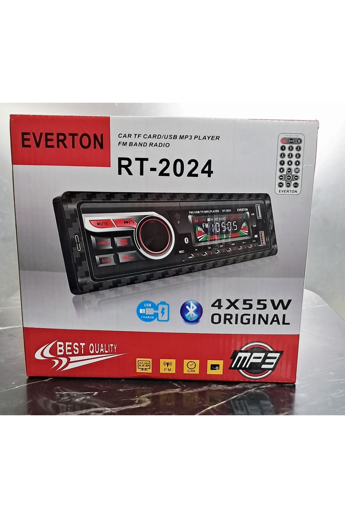 metroser Everton usb /sd/fm/aux /bluetooth 4x55 w özellikli oto teyp