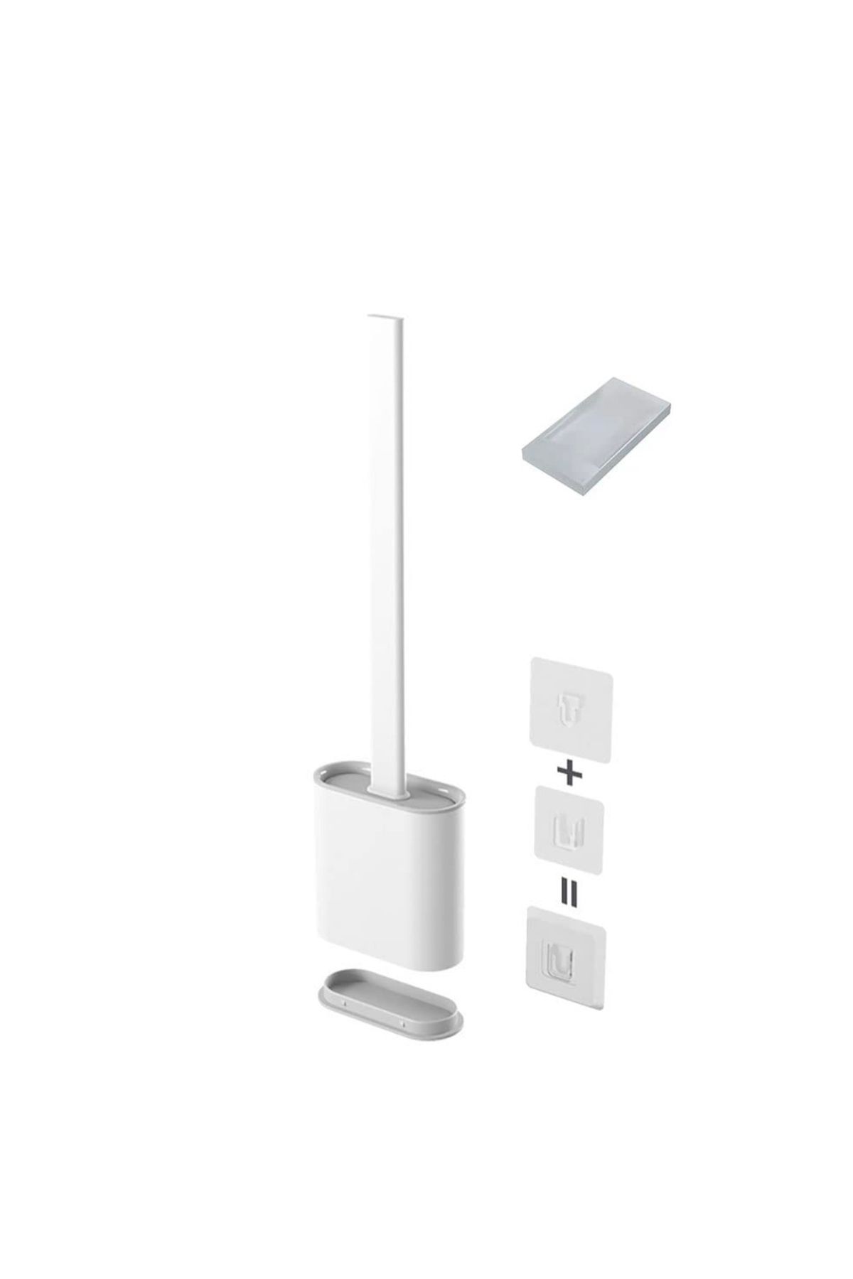 holy Slikon Banyo Tuvalet Fırçası Klozet Fırçası Ve Tutucu Set
