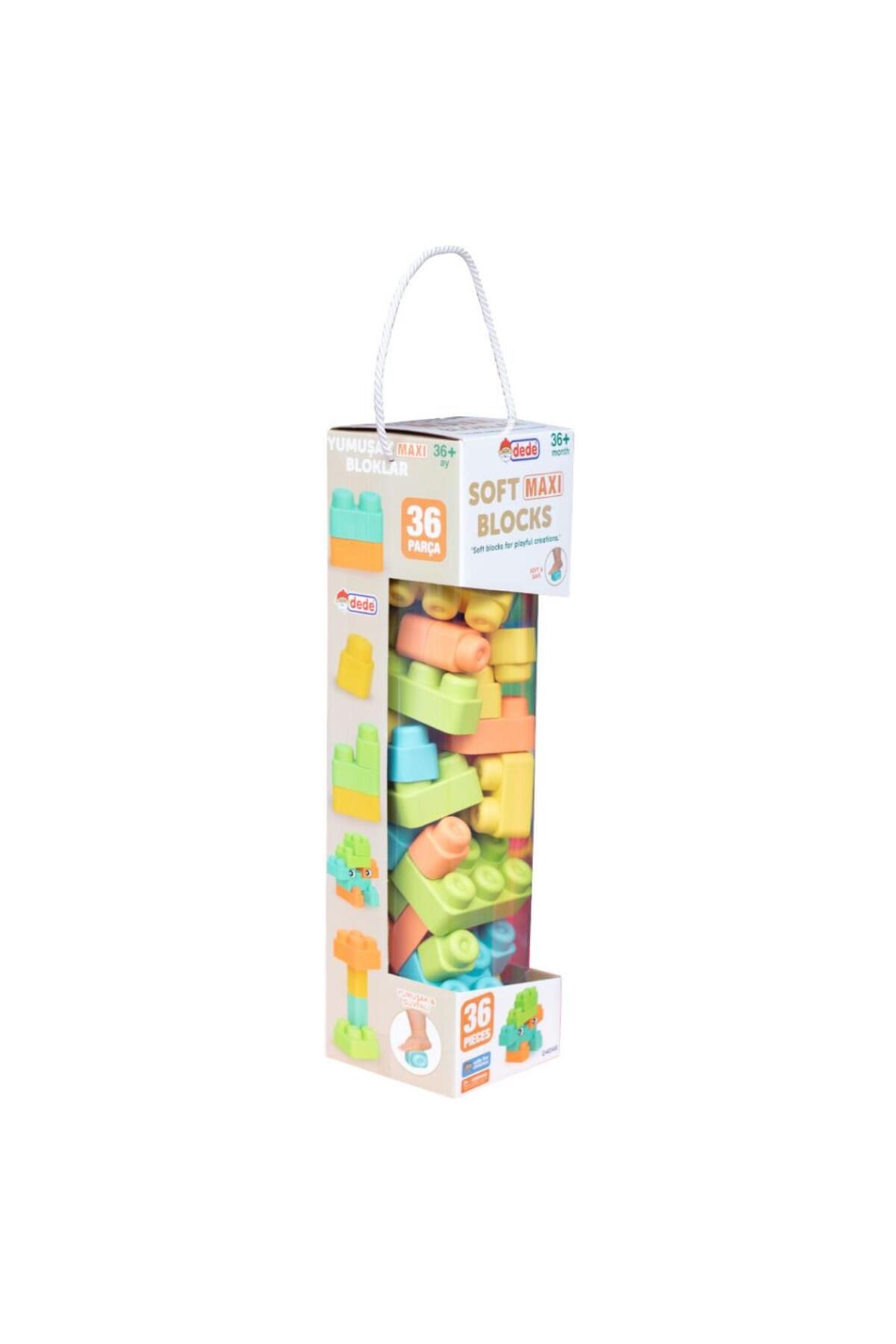 DEDE Oyuncak Soft Maxi Bloklar 36 Parça 04048
