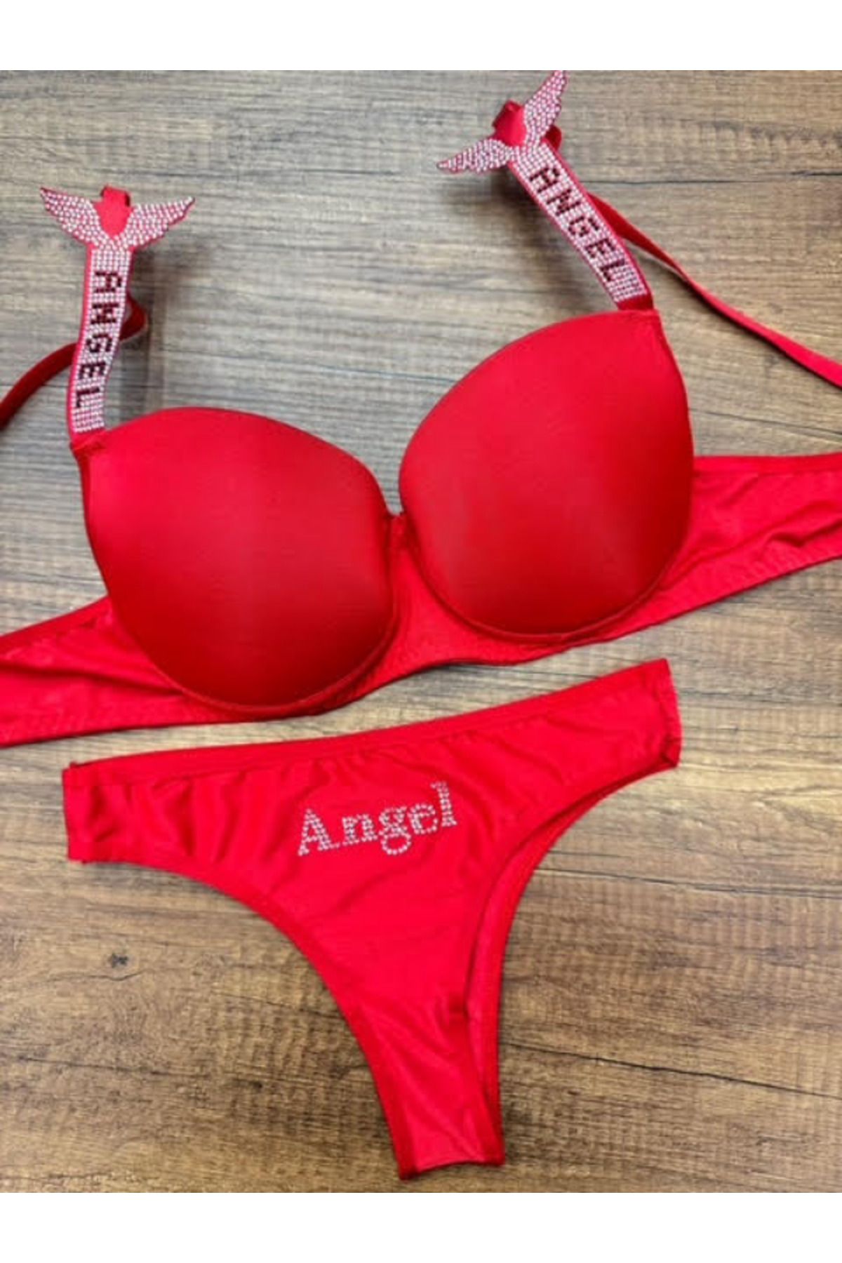 JUPİEL Stella Lingerie Angel Taşlı Takım